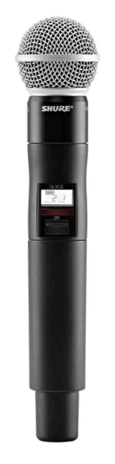 Shure QLXD2/SM58 Handheld Wireless Microphone Transmitter with SM58 Capsule - Hollywood DJ