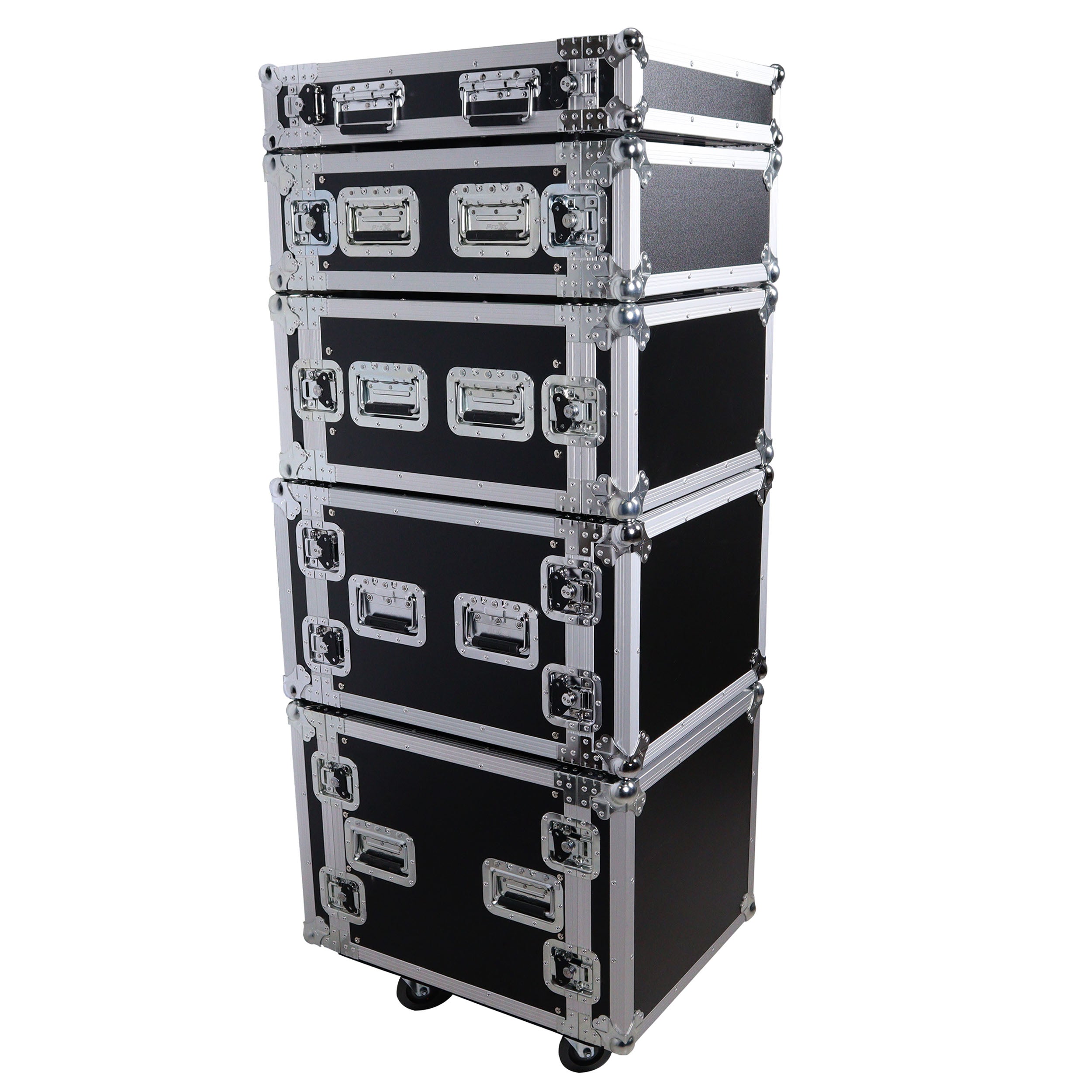 ProX T-4RSS 4U Space Amp Rack Mount ATA Style Flight Case - 19 Inch Depth by ProX Cases