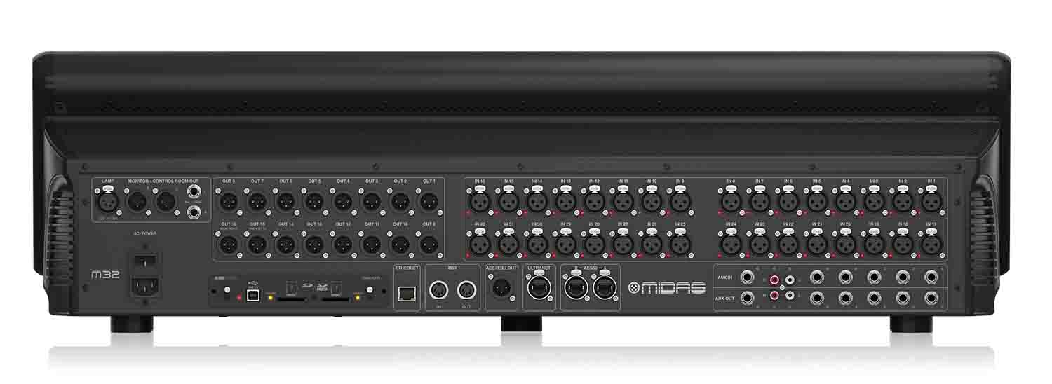 Midas M32 LIVE Digital Console for Live and Studio with 40 Input Channel Digital Mixer - Hollywood DJ