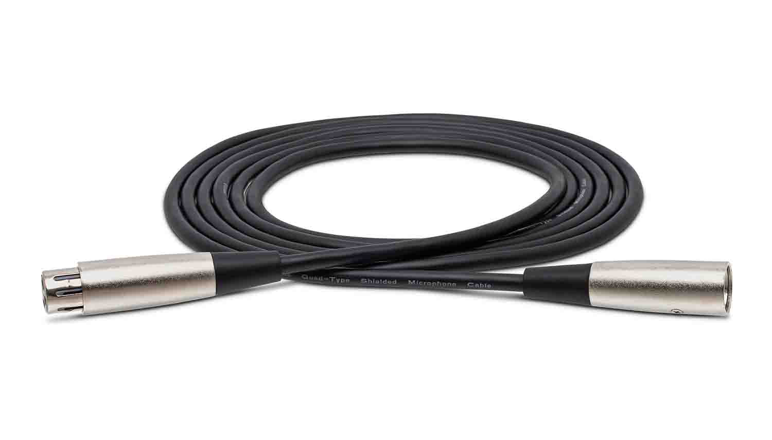 Hosa CMI-125, XLR3F to XLR3M Quad Microphone Cable - 25 Feet - Hollywood DJ