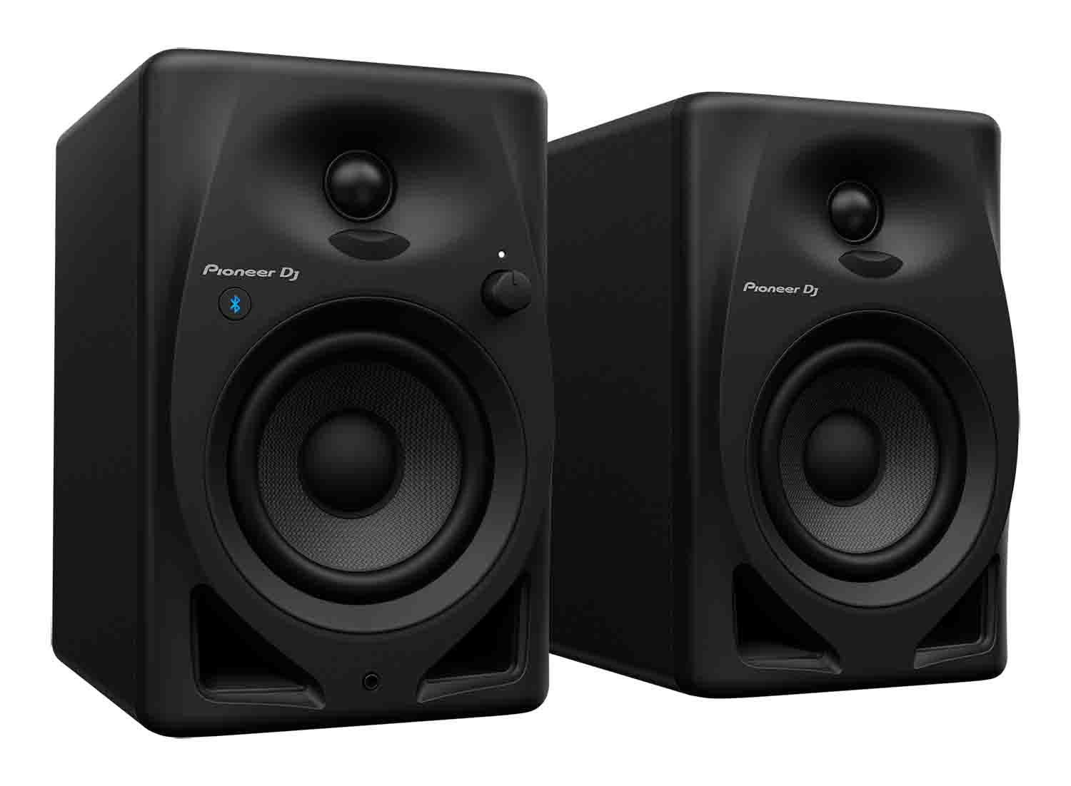 Pioneer DM-40D-BT, 4” Desktop Monitor System with Bluetooth Functionality - (Pair, Black) - Hollywood DJ