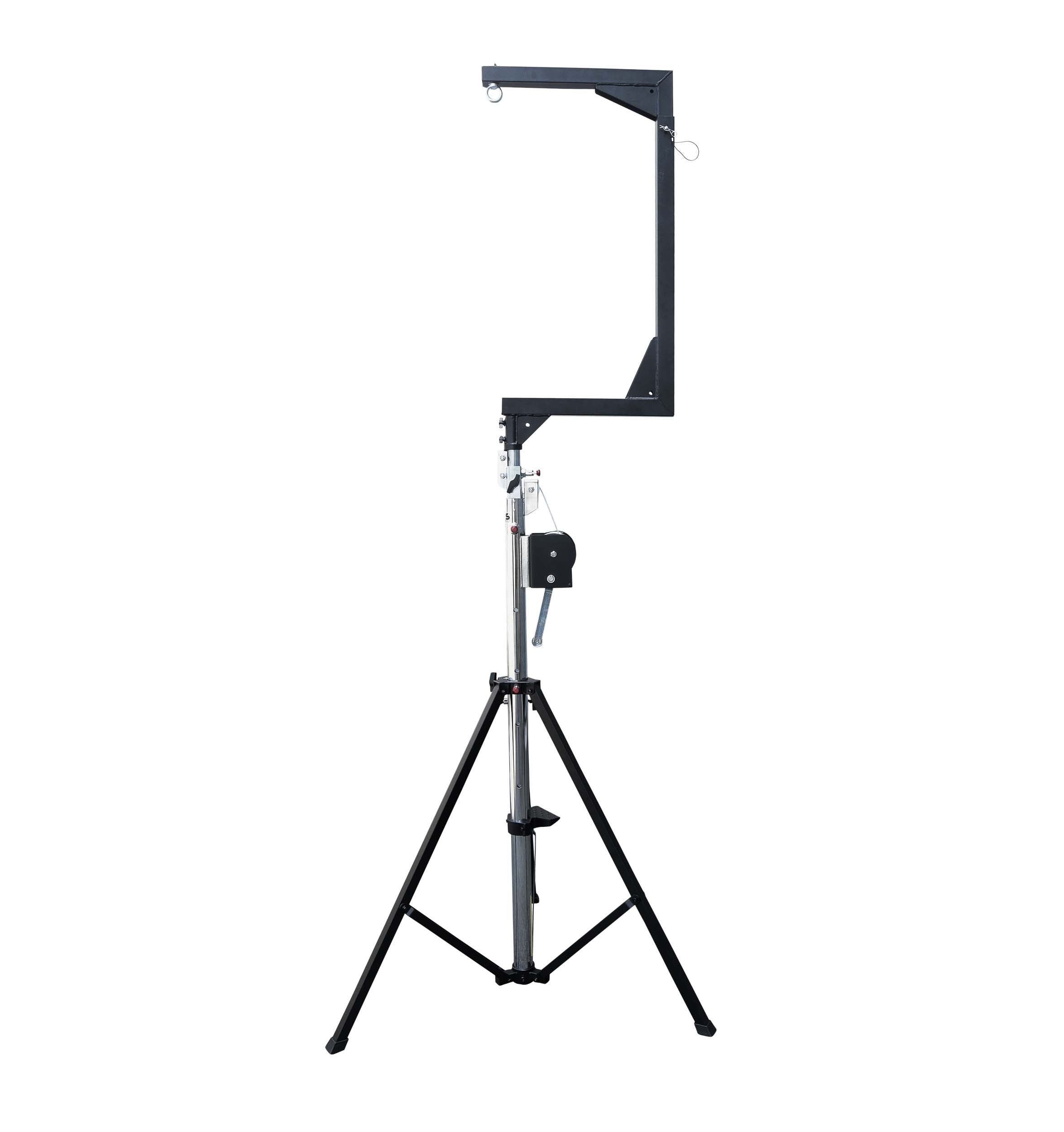 ProX XT-LA567-14FT220, Telescopic C-Shape Support for Small Line Array Speakers Max Load Incl XT-CRANK14FT220 Crank Stand by ProX Cases