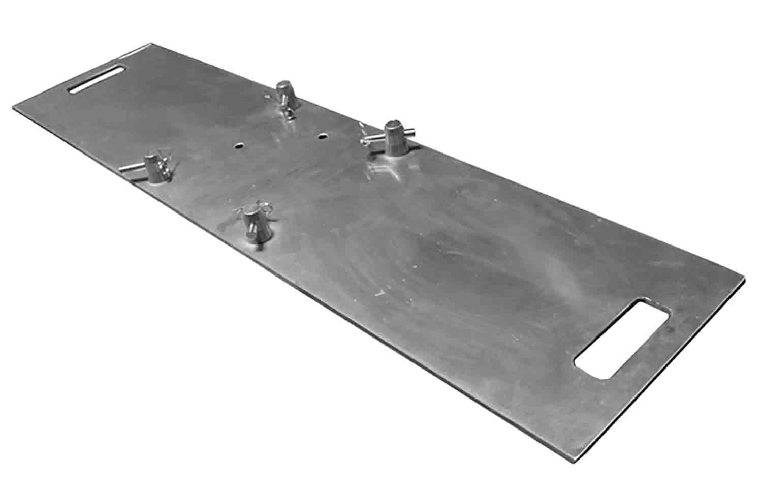 ProX XT-BP1248A Aluminum Base Plate Fits Most Manufacturers with Conical Connectors - 12" X 48" - Hollywood DJ