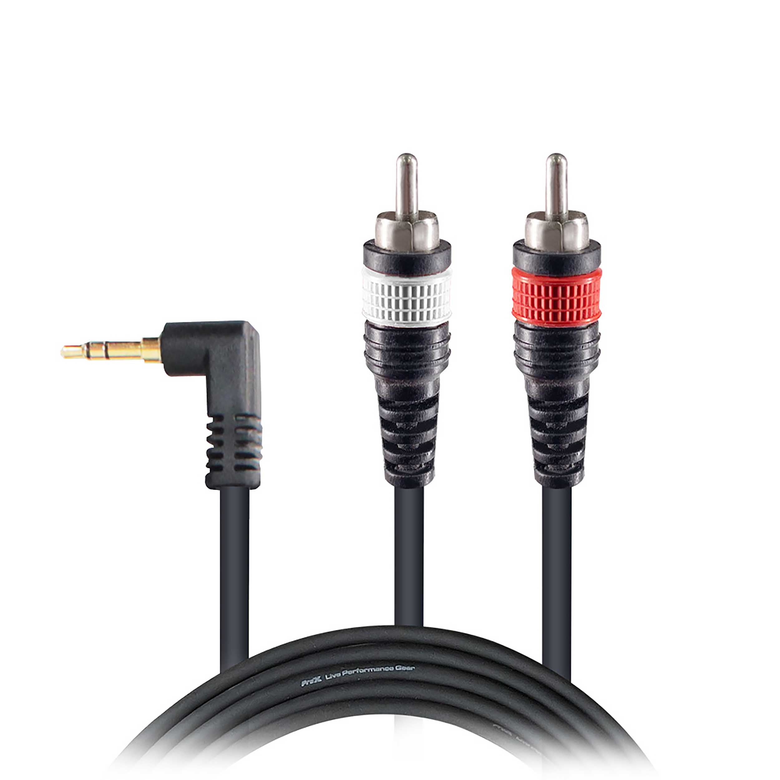 ProX XCP-CMR06 Audio Cable 1/8" Mini TRS to Dual RCA-M - 6 Feet by ProX Cases
