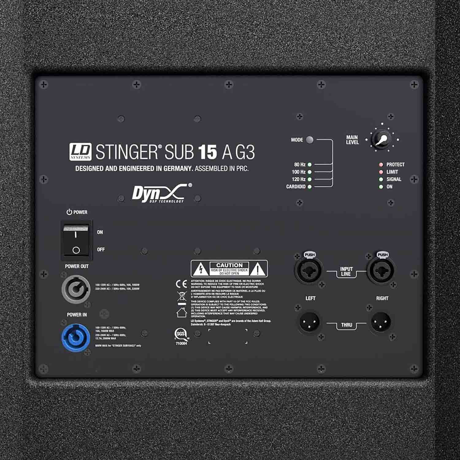 LD Systems STINGER SUB 15 A G3, 15 Inches Active Bass-Reflex PA Subwoofer LD Systems