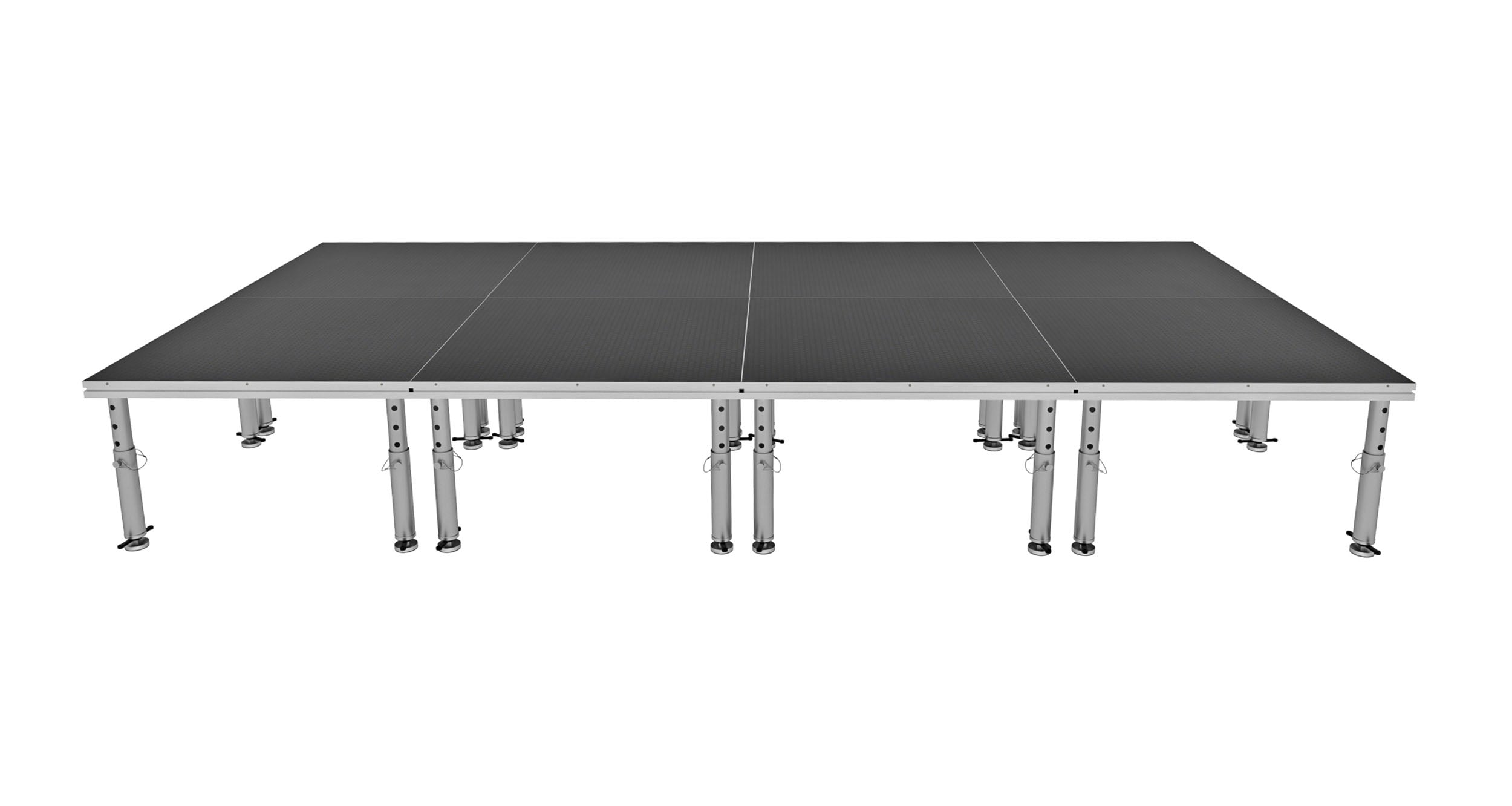 ProX XSU-8X16PKG, Stage One 8' x 16' Ft. Portable Stage Package - Includes 8x Units with Telescoping 16-22" Adjustable legs by ProX Cases