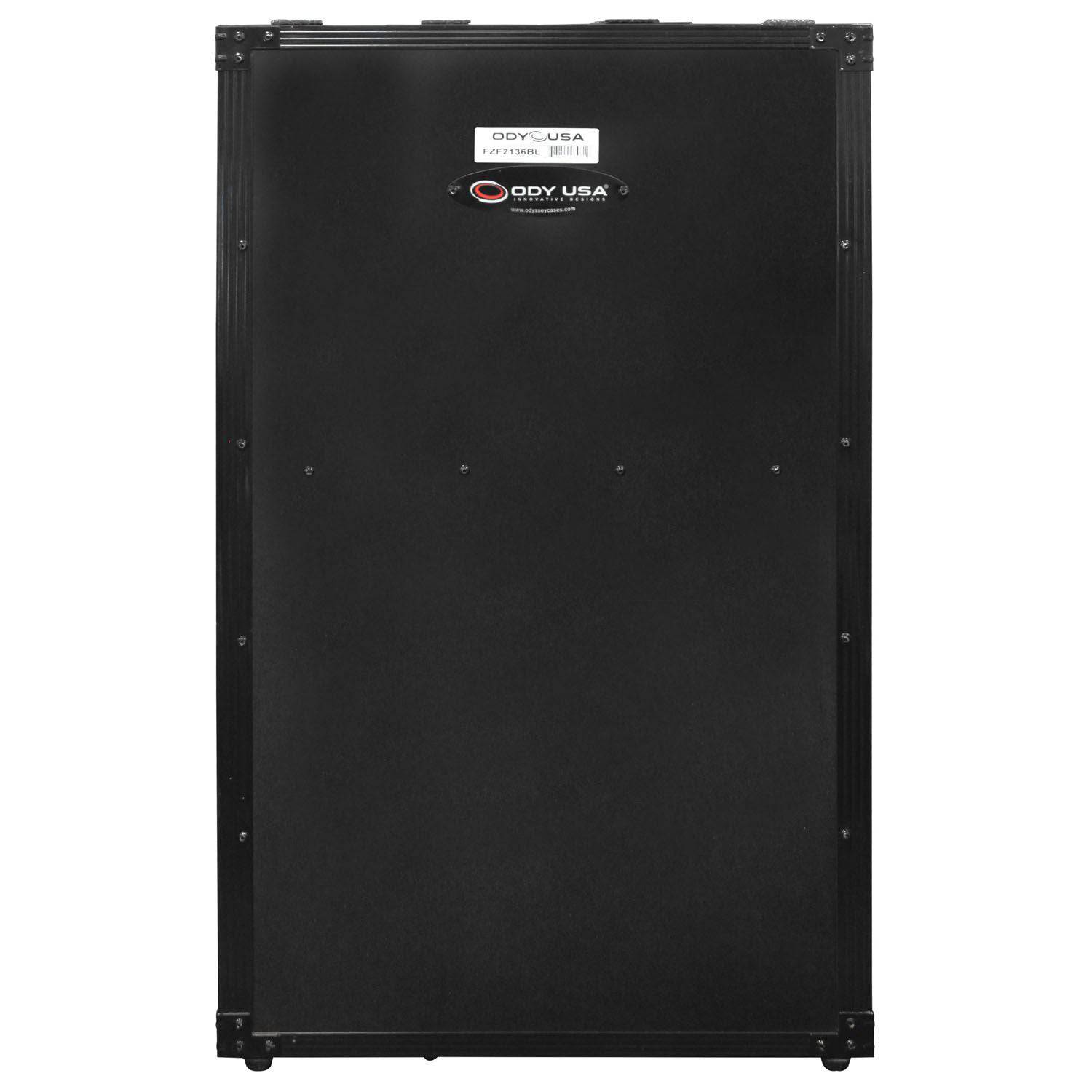Odyssey FZF2136BL, 21″ Wide x 36″ Tall Black DJ Fold-out Stand - Hollywood DJ