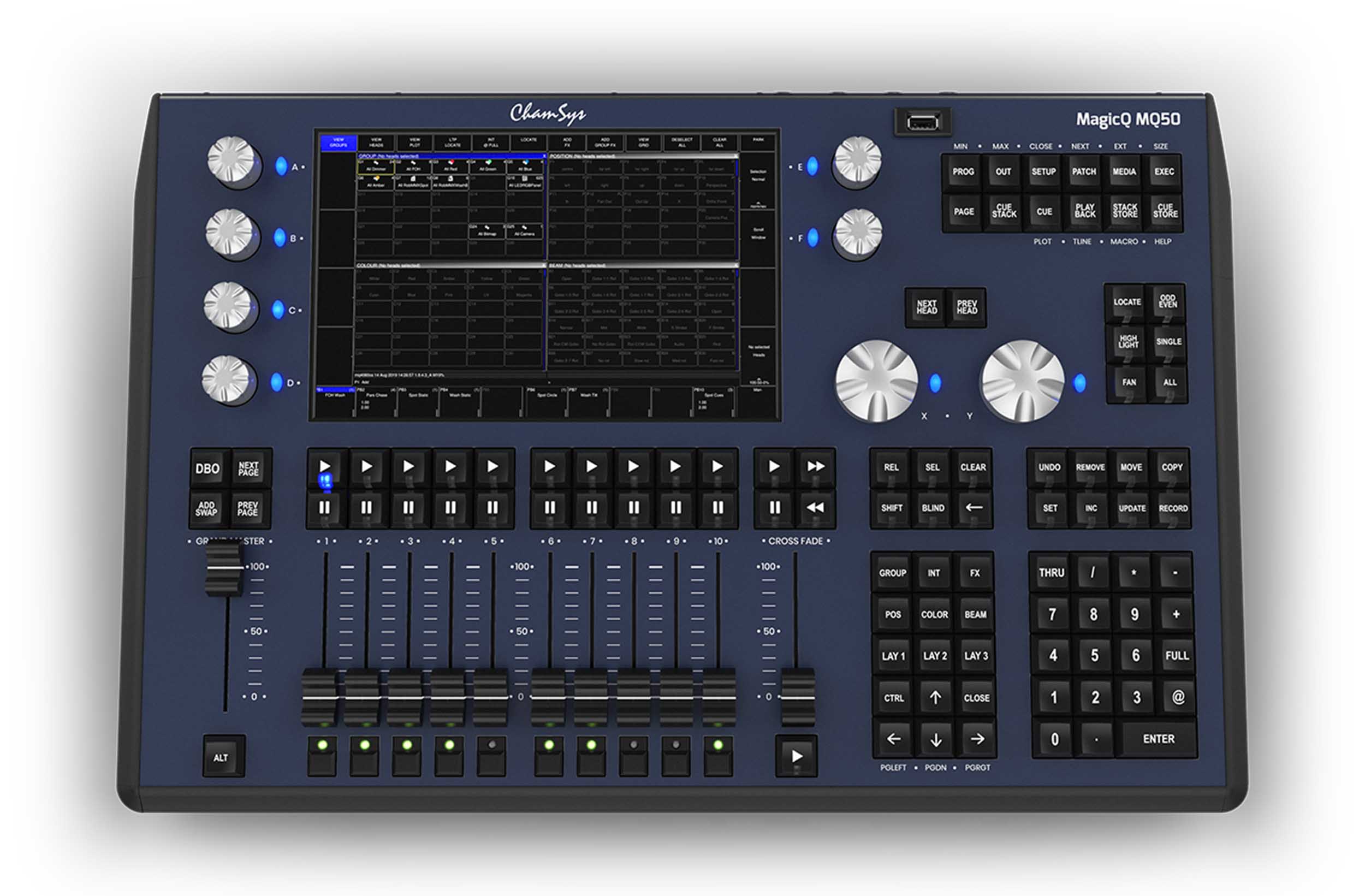 Chamsys MagicQ MQ50 Compact Lighting Console - Hollywood DJ