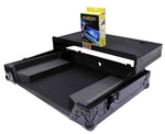 ProX XS-DDJSR2LTBL LED Flight-Road Case for Pioneer DDJ-SR2 Digital Controller with Laptop Shelf & LED Kit - Hollywood DJ