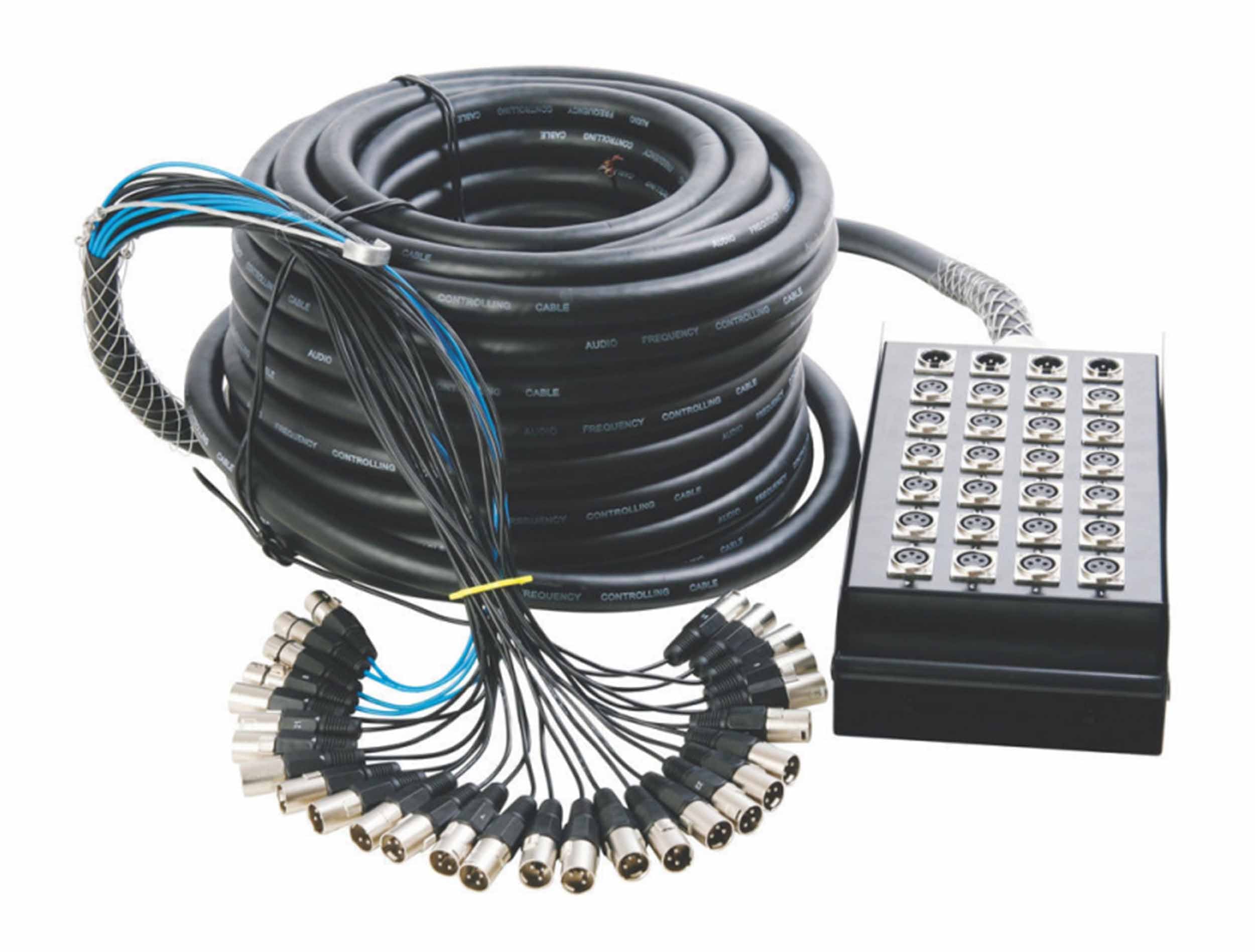 On Stage SNK244100V2, 100-Ft 24-Channel and 4-Return Stage Snake Cable On-Stage