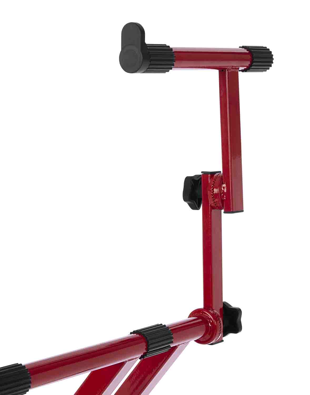Gator Frameworks GFW-KEY-5100XRED 2 Tier X Style Keyboard Stand - Red - Hollywood DJ