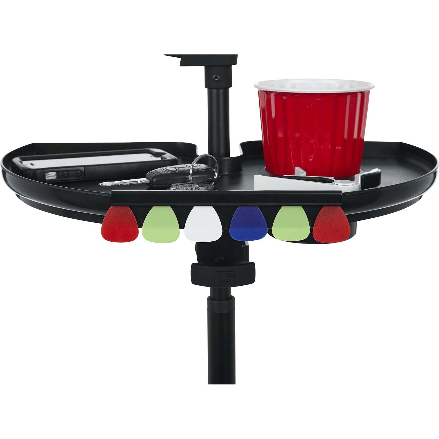 Gator Frameworks GFW-MICACCTRAYXL Extra Large Mic Stand Accessory Tray - Hollywood DJ