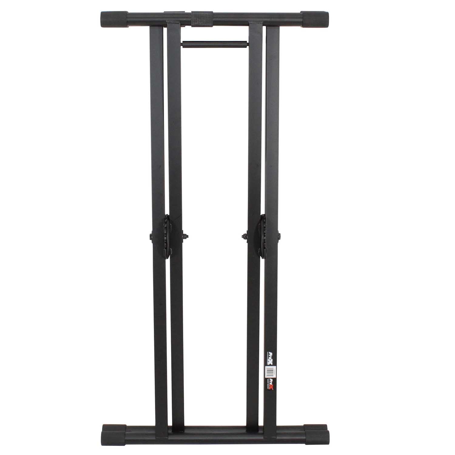 ProX X-KSD200, DJ Double X Style Case/Keyboard Stand With Ergo Easy Lock - Hollywood DJ