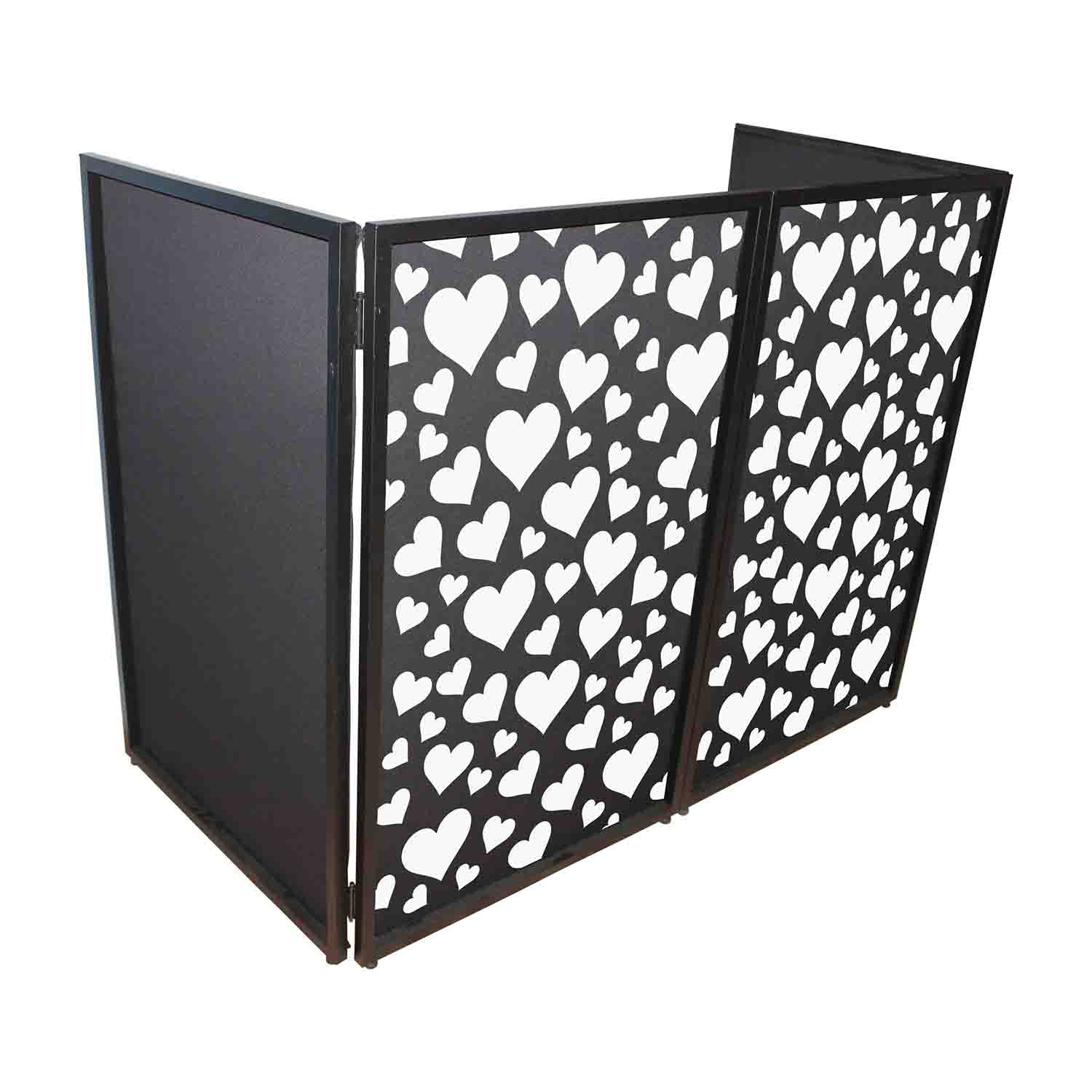 REPLACEMENT SCRIMS ProX XF-SPHEARTSX2 Set of Two Hearts Pattern Facade Enhancement Scrims - White Hearts on Black by ProX Cases
