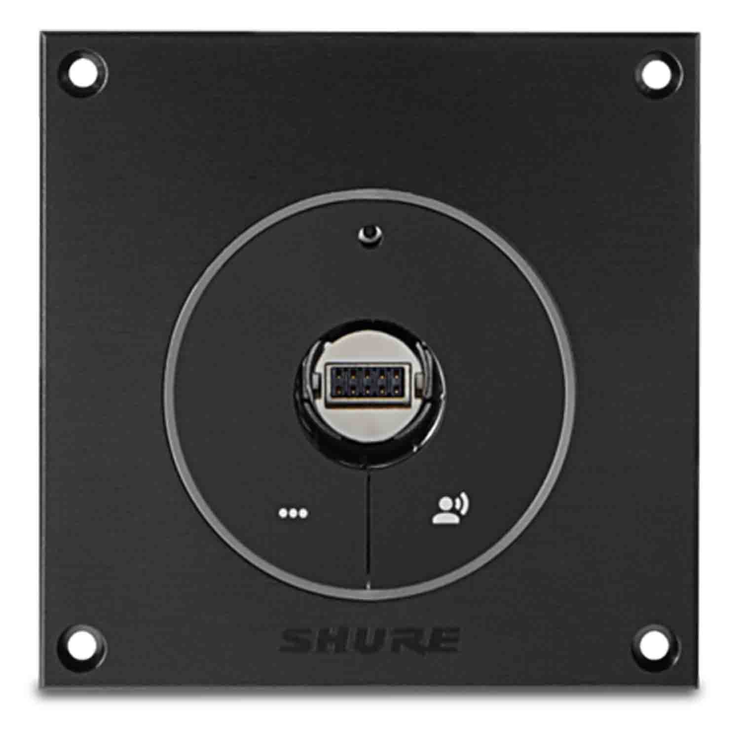 Shure MXCMIU-FS, Flush Mount Front Plate without FS LoudSpeaker - Black - Hollywood DJ