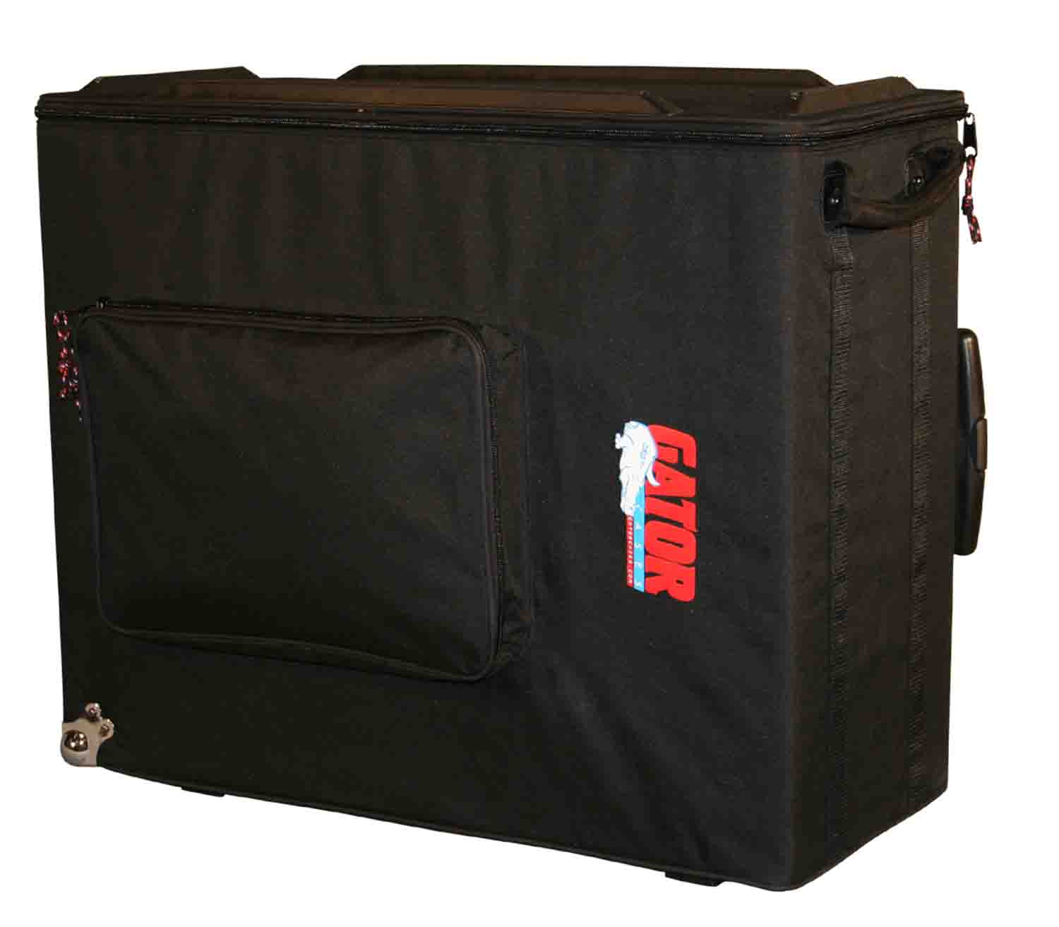 Gator Cases G-212A, 2X12 Combo Amp Transporter Case and Stand with Wheels - Hollywood DJ