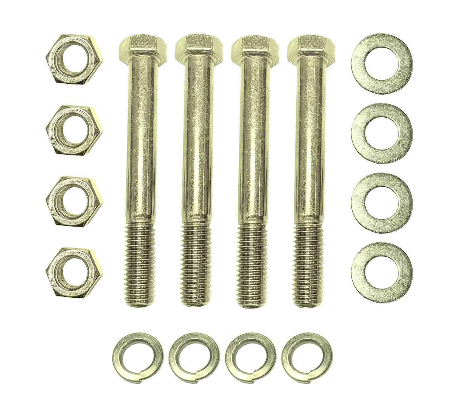 ProX XT-BTLBX4-G8, 5-Inch Length Hex Long Truss Bolts Nuts and Washers - Grade 8 - Hollywood DJ