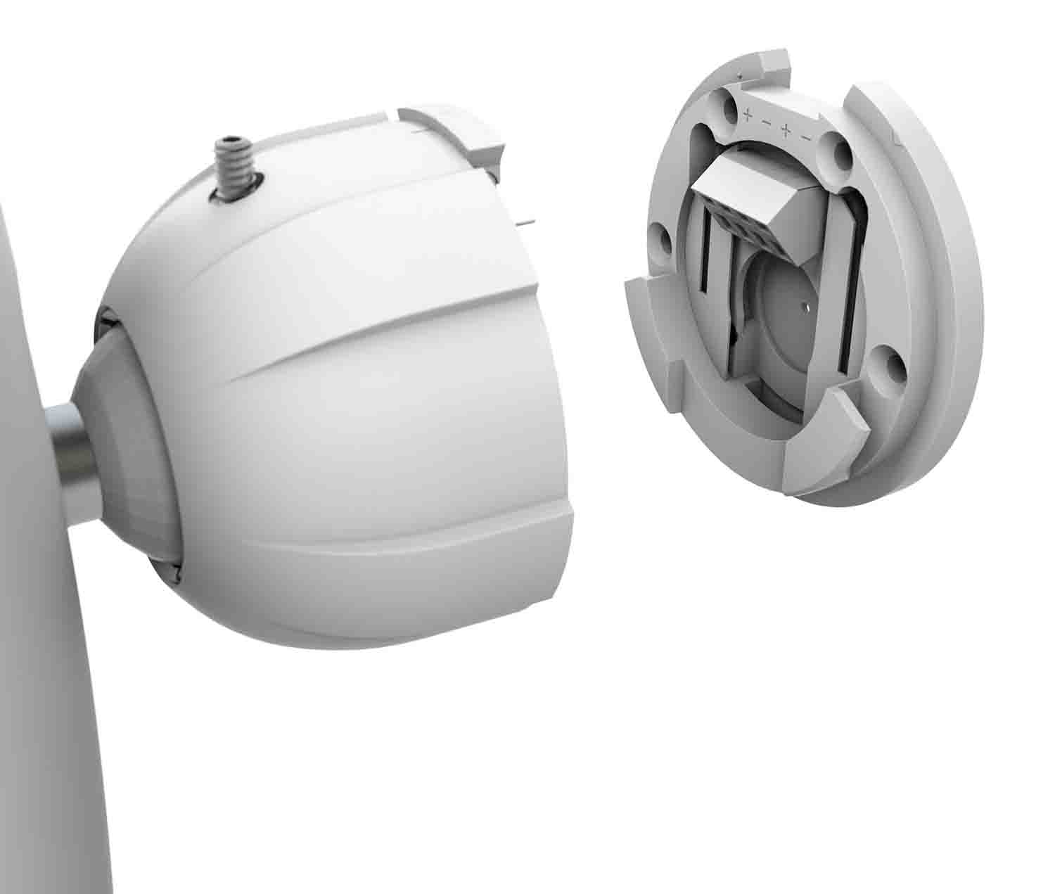 LD Systems DQOR 8 W, 8" Two-Way Passive In/Out Door Installation Loudspeaker 8 Ohm - White by LD Systems