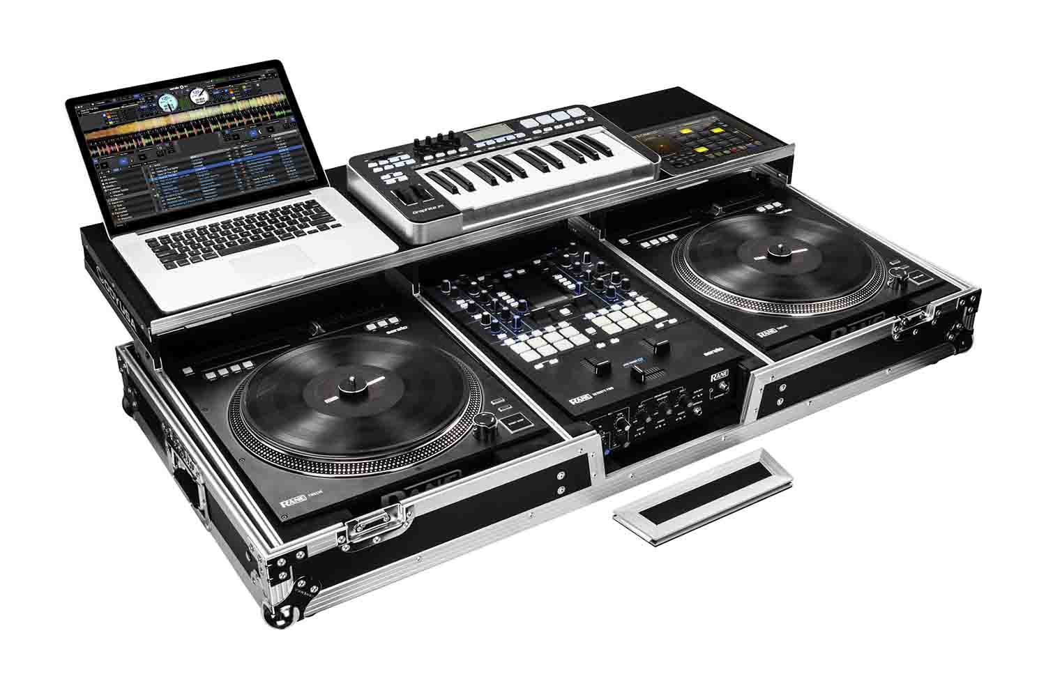 Odyssey FZGSPRA1272W DJ Coffin Case for Rane Seventy-Two and Rain Twelve Mixers - Hollywood DJ
