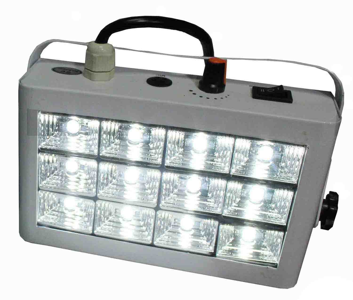 ProX X-725LED Aletta LED Strobe Light Palm Sized - White - Hollywood DJ