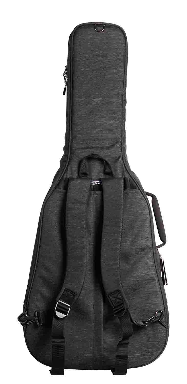 Gator Cases GT-ACOUSTIC-BLK Transit Series Acoustic Guitar Gig Bag with Charcoal Exterior - Hollywood DJ