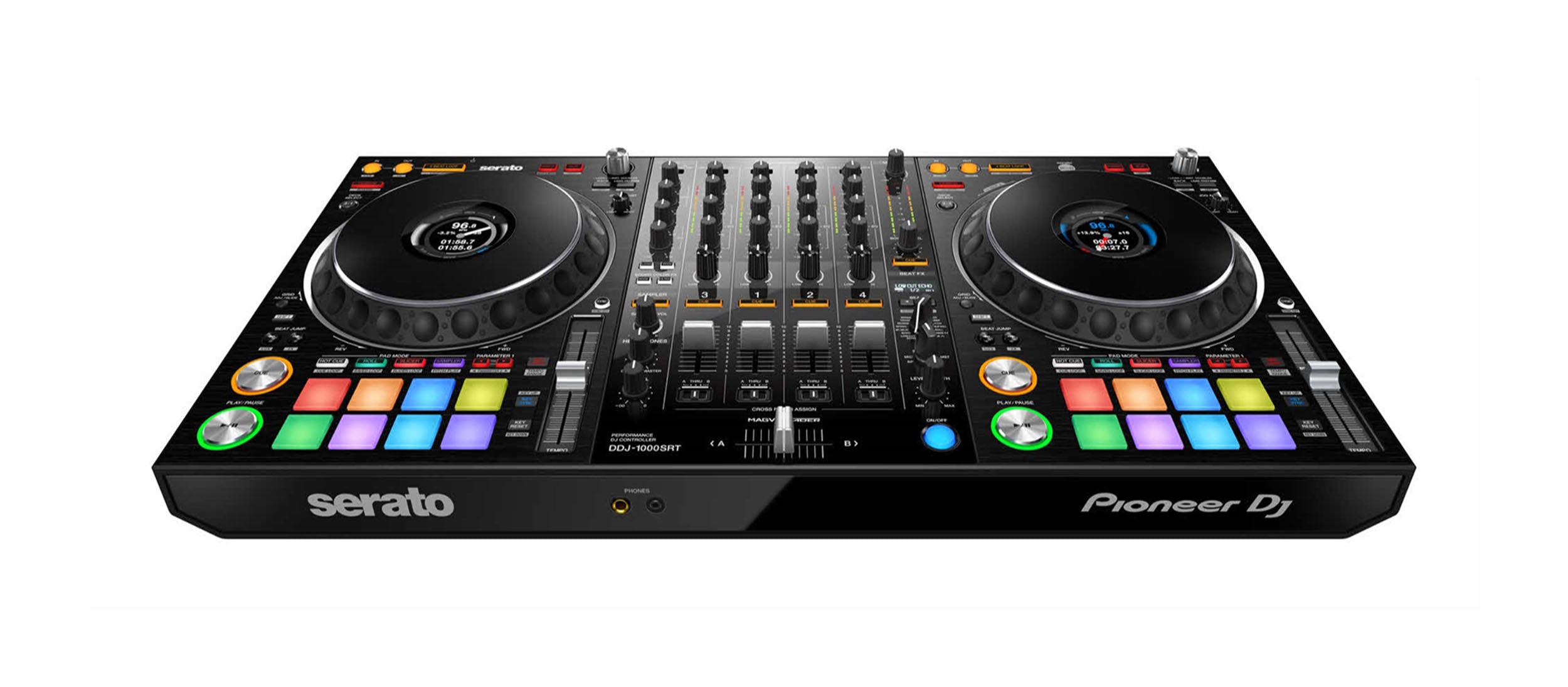 B-Stock: Pioneer DJ DDJ-1000SRT 4-Channel Performance DJ Controller for Serato DJ Pro – Black - Hollywood DJ