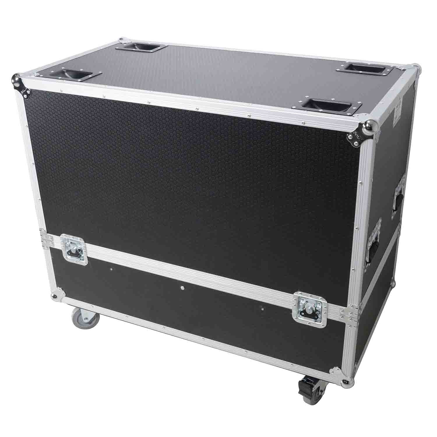 ProX XS-2X282020W ATA Dual Flight Case for Speaker Fits Two JBL SRX 815P and Similar Sized Speakers - Hollywood DJ