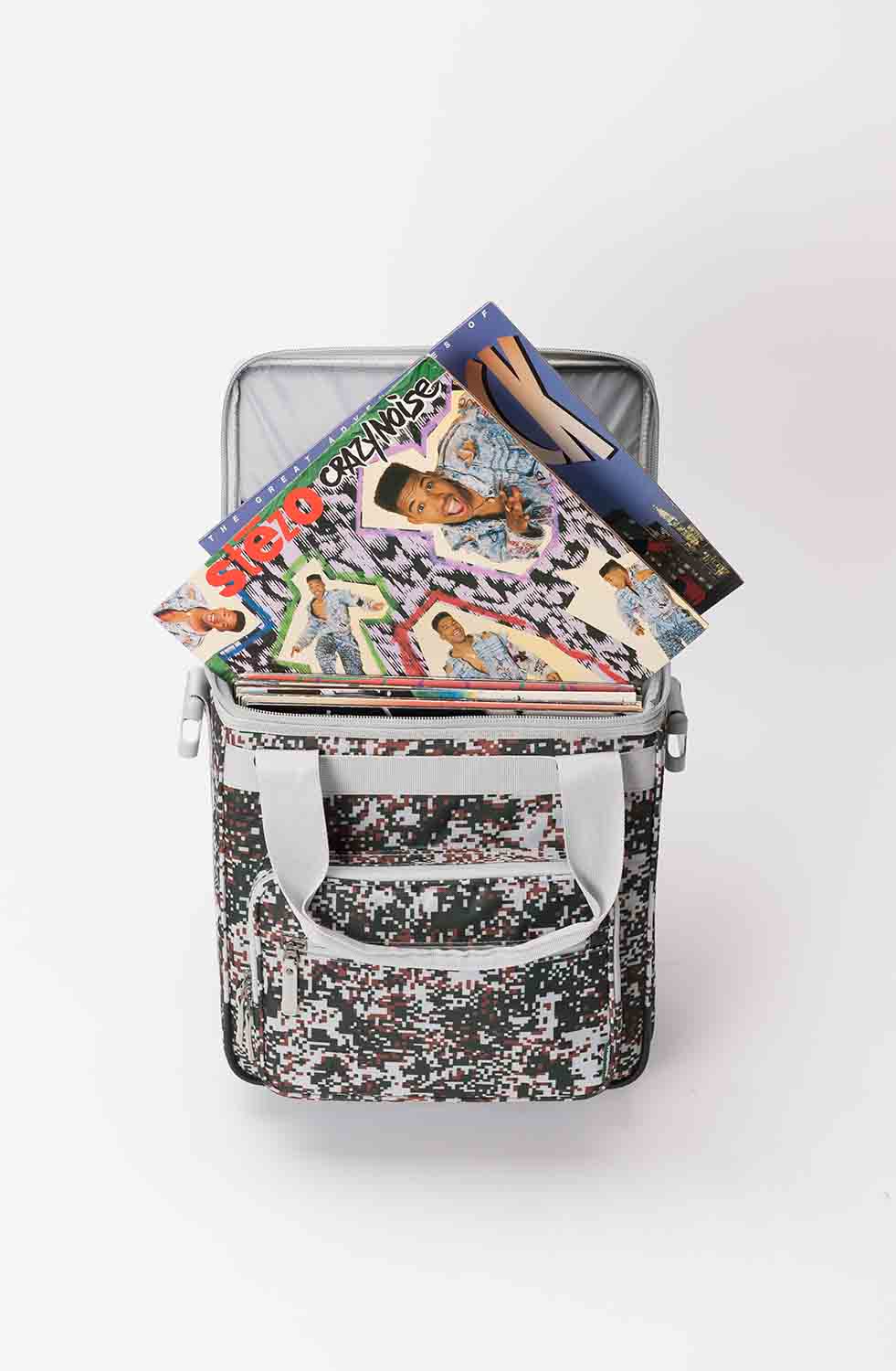 Limited Edition ::Magma MGA44202 BITFLASH LP Reccord Bag with wheels -Trolley 50 - Hollywood DJ