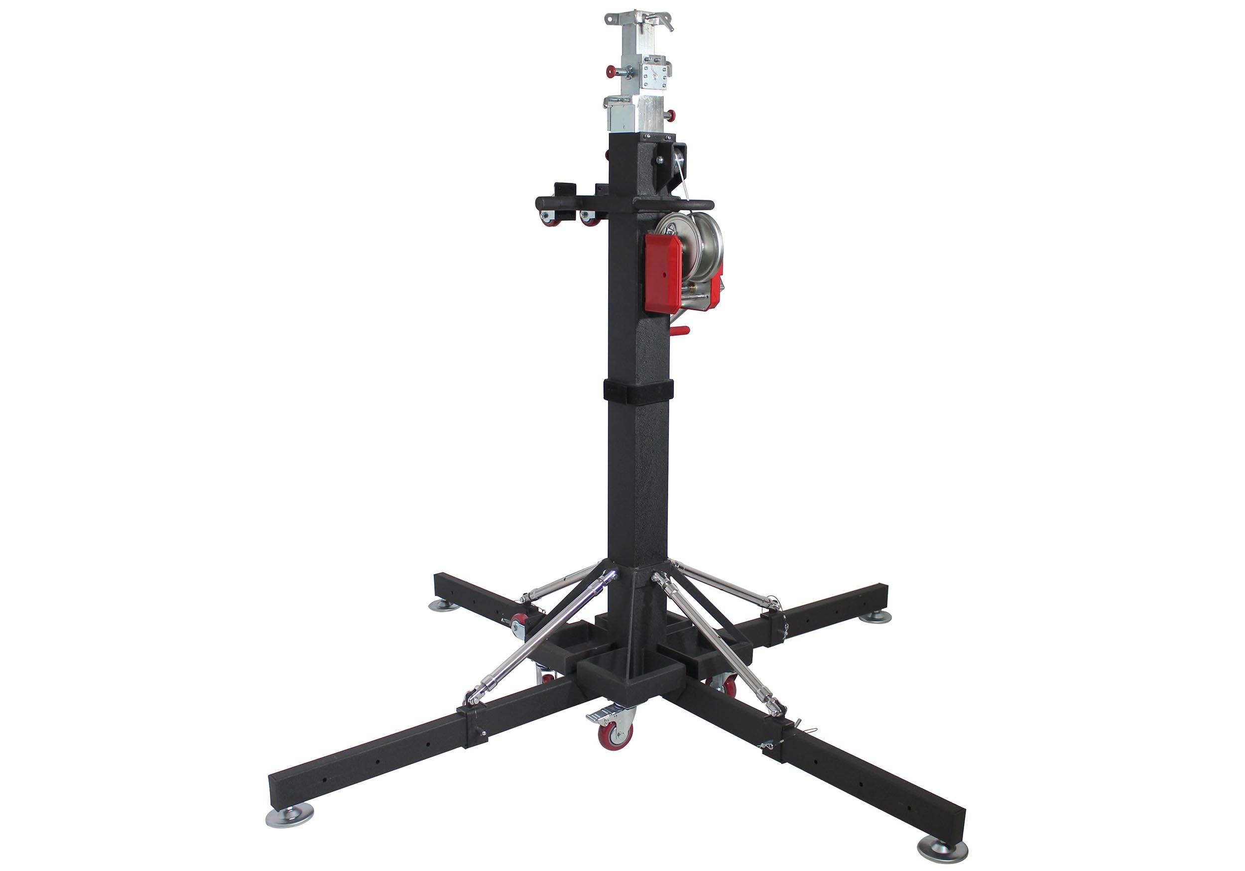 ProX XT-CRANK18FT-500 Lighting Heavy-Duty Crank Truss Stand 500 Lbs Capacity with Outriggers Center Load18'Includes T-Adapter Truss Mount - 18 Feet by ProX Cases