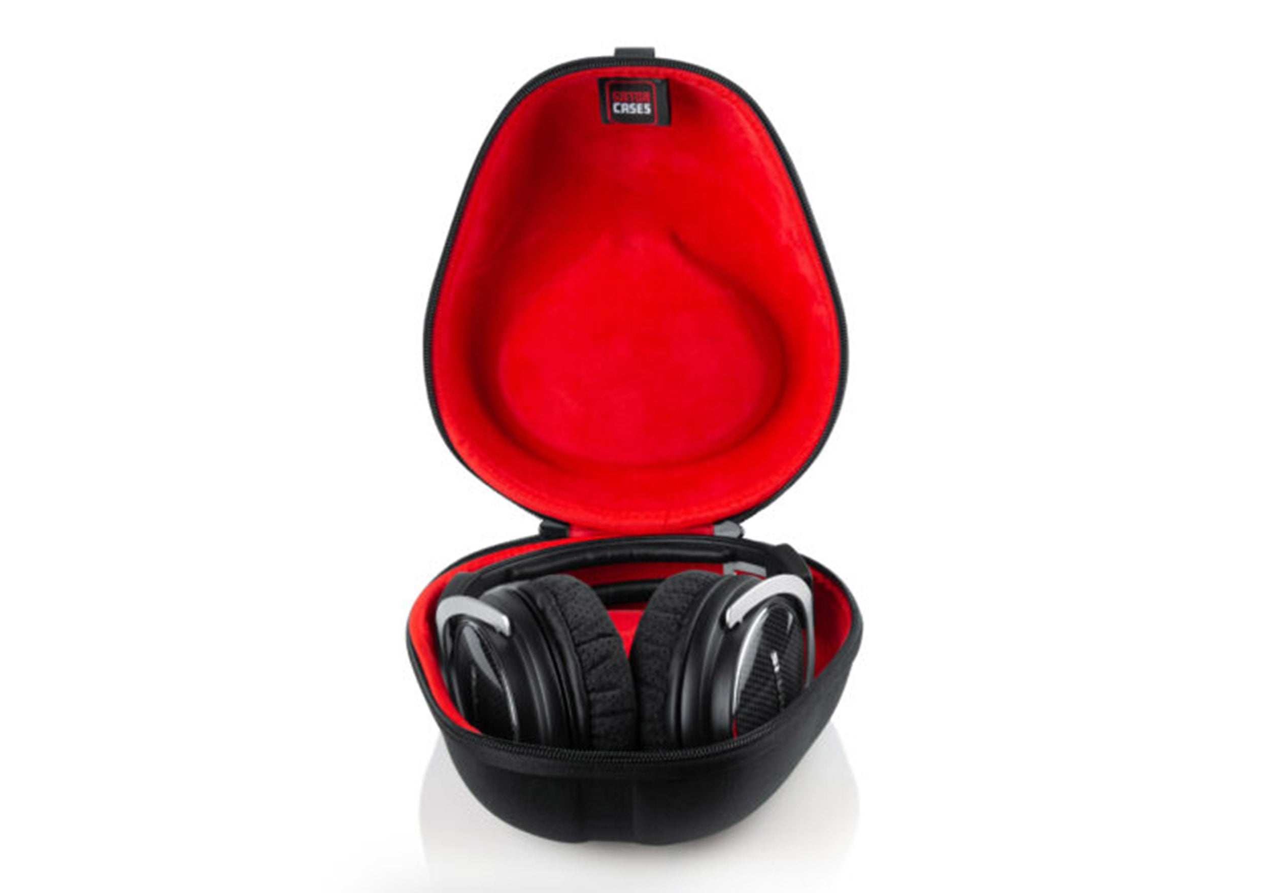 Gator Cases G-HEADPHONE-CASE Molded Case for Folding and Non-Folding Headphones - Black - Hollywood DJ