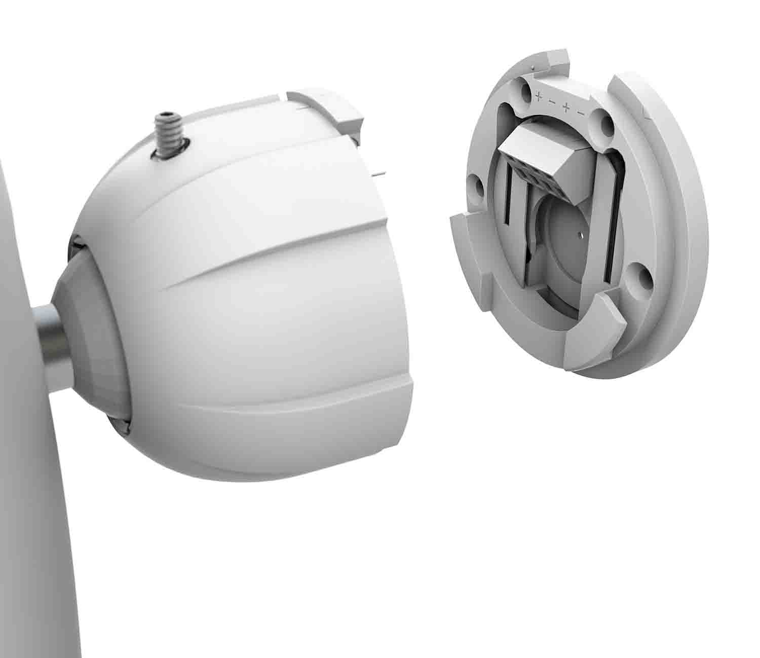 LD Systems DQOR 5 W, 5" Two-Way Passive In/Out Door Installation Loudspeaker 8 Ohm - White, Pair - Hollywood DJ