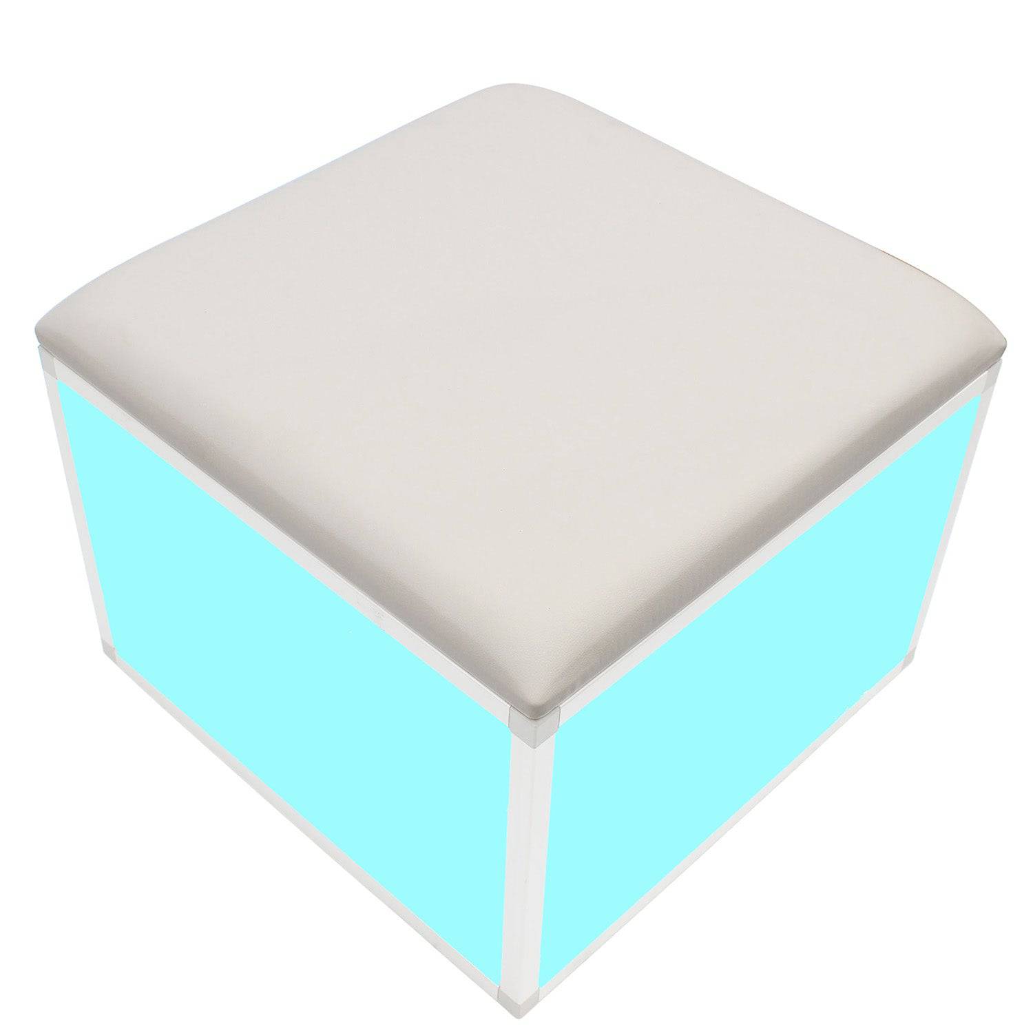 ProX XSA-B2X2W LUMOStage White Padded Seat Cushion - 2 Ft X 2 Ft - Hollywood DJ