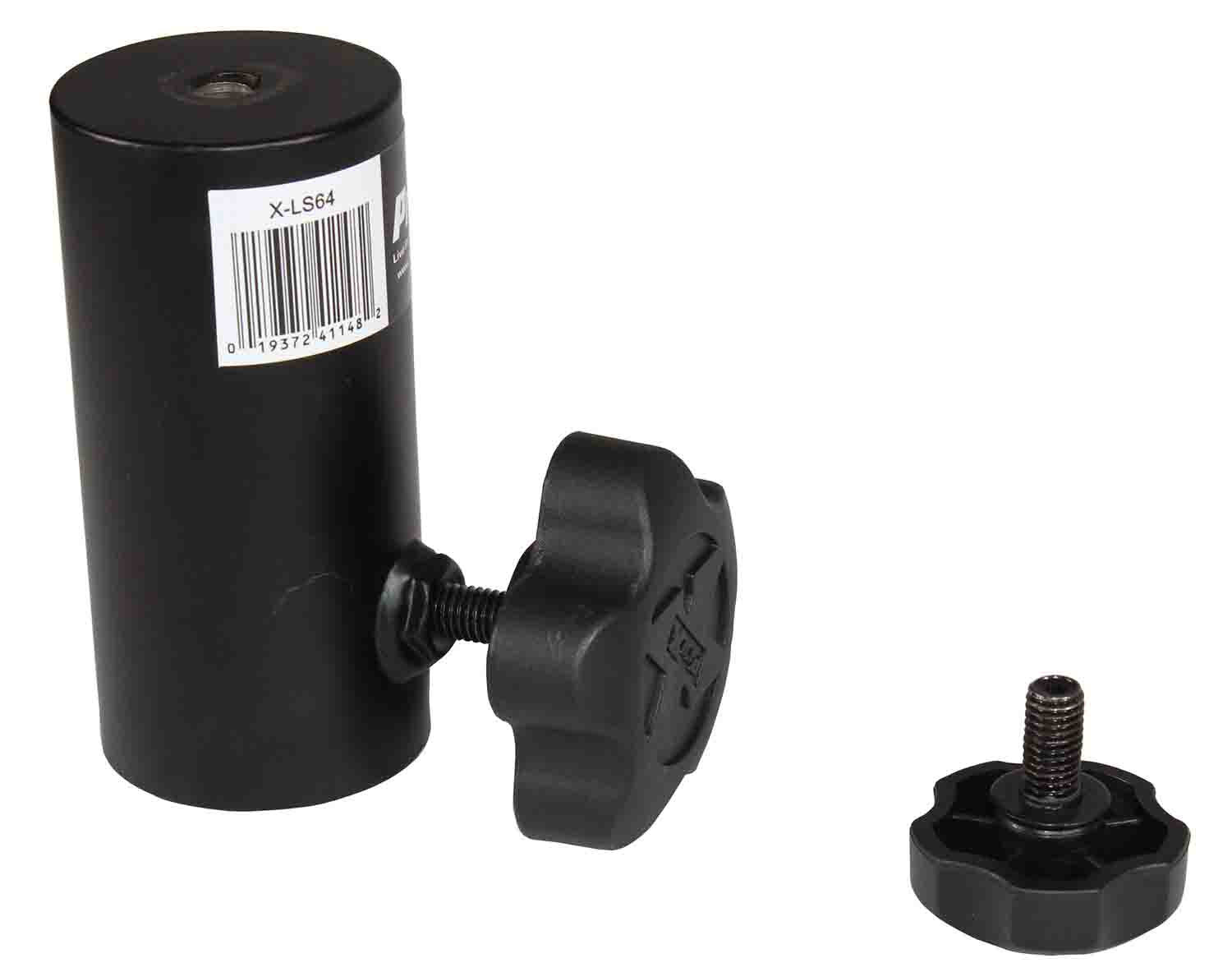 ProX X-LS64 Universal Compact Single Stud Lighting Mount for Most Speaker Stands - Hollywood DJ