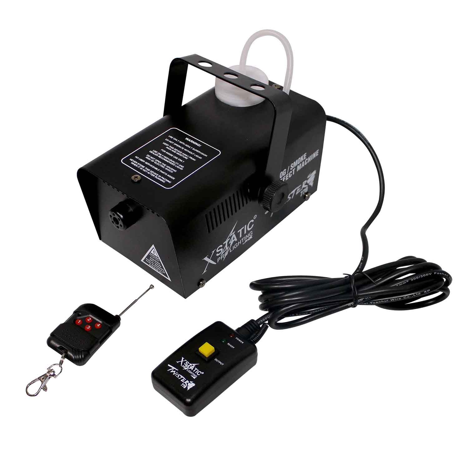 ProX X-T770 TWISTER 770 Watts Water-Based Fog Machine with Wireless RF Remote - Hollywood DJ