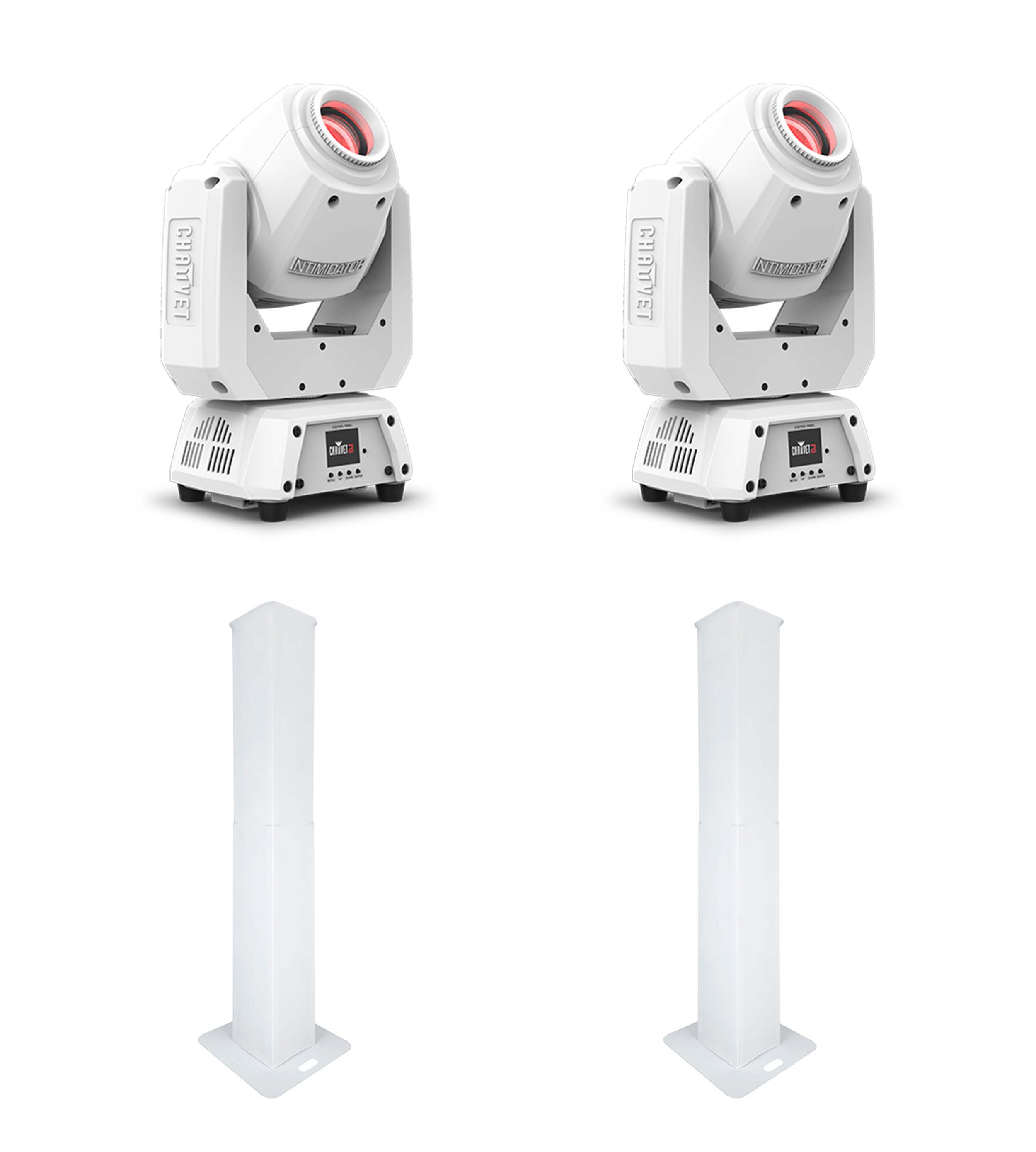 Chauvet DJ Intimidator Spot 260X 75W LED Moving Head Package with Lighting Stand - Hollywood DJ