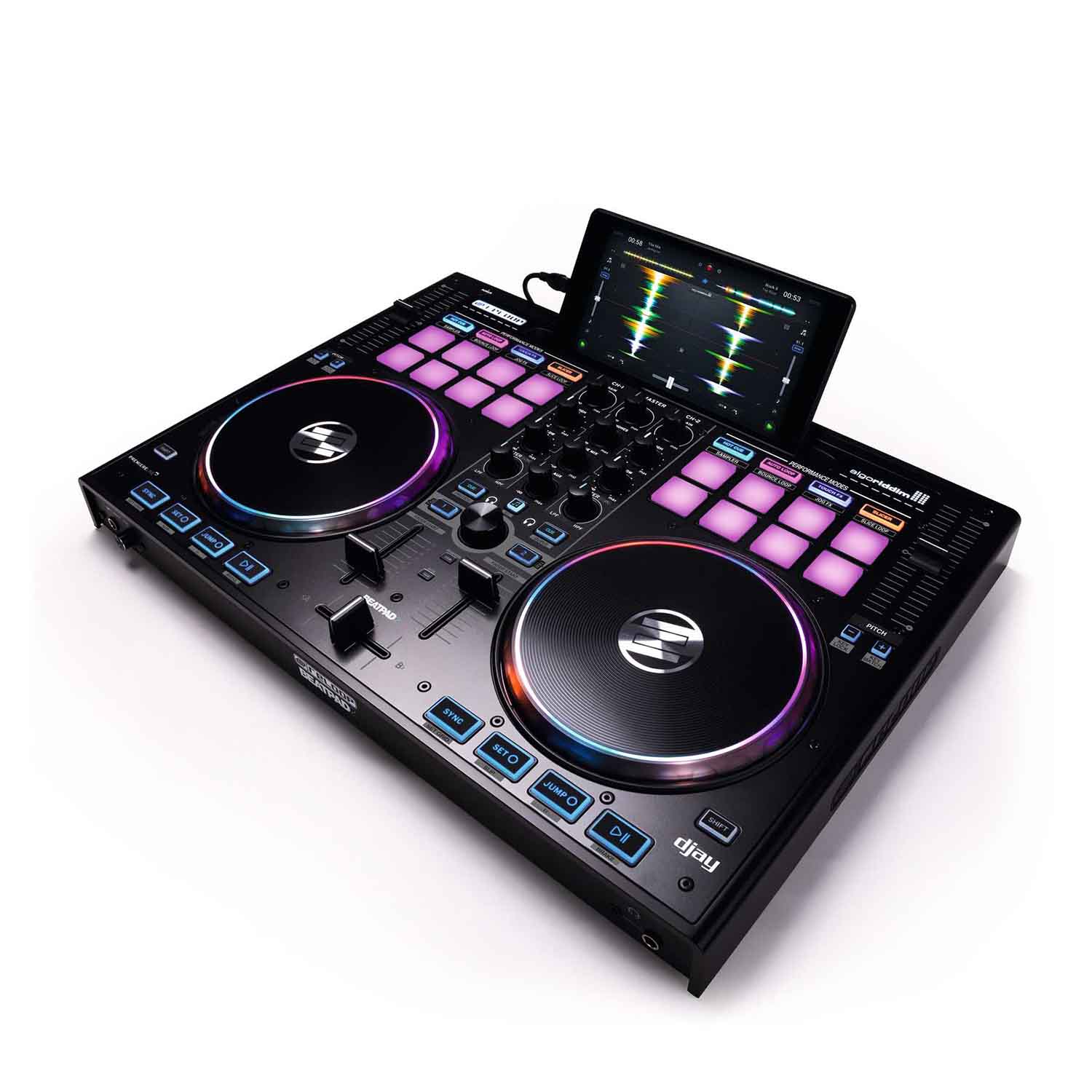 Reloop BEATPAD 2-Channel Professional DJ Controller For Mac, PC, iOS & Android Reloop