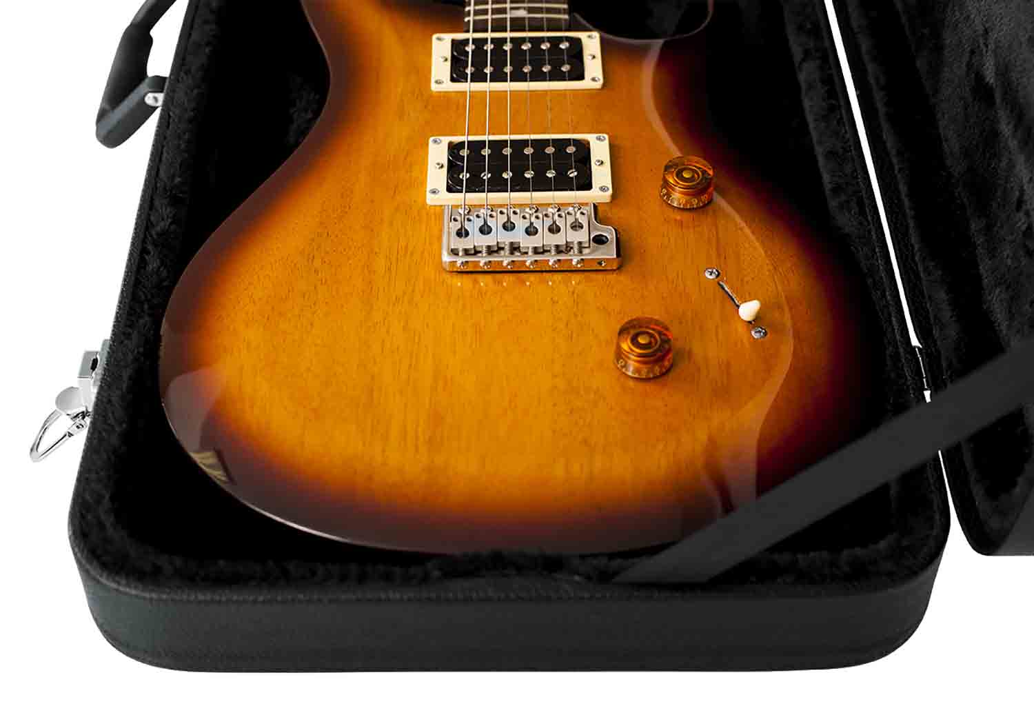 Gator Cases GWE-ELEC-WIDE Hard-Shell Wood Case for PRS and Wide Body Style Guitars - Hollywood DJ