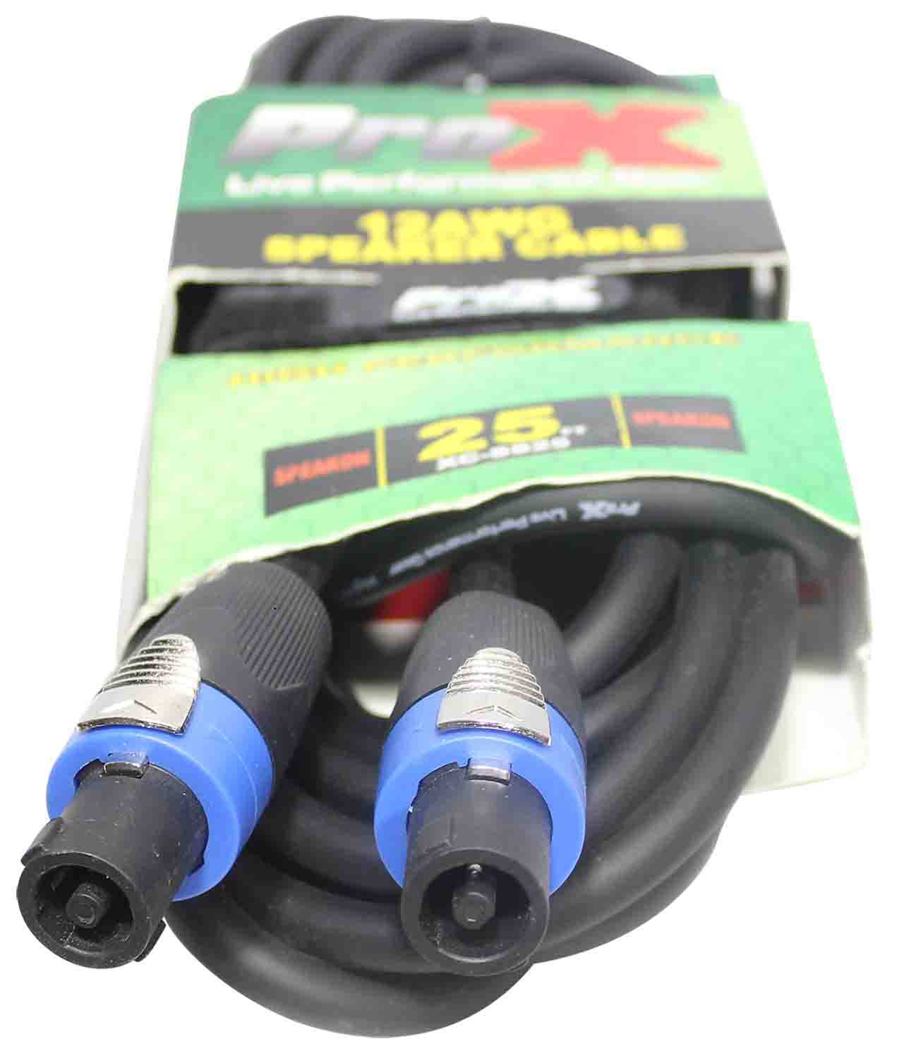 Prox XC-SS25 SpeakOn to SpeakOn 12AWG High Performance Speaker Cable - 25 Feet - Hollywood DJ