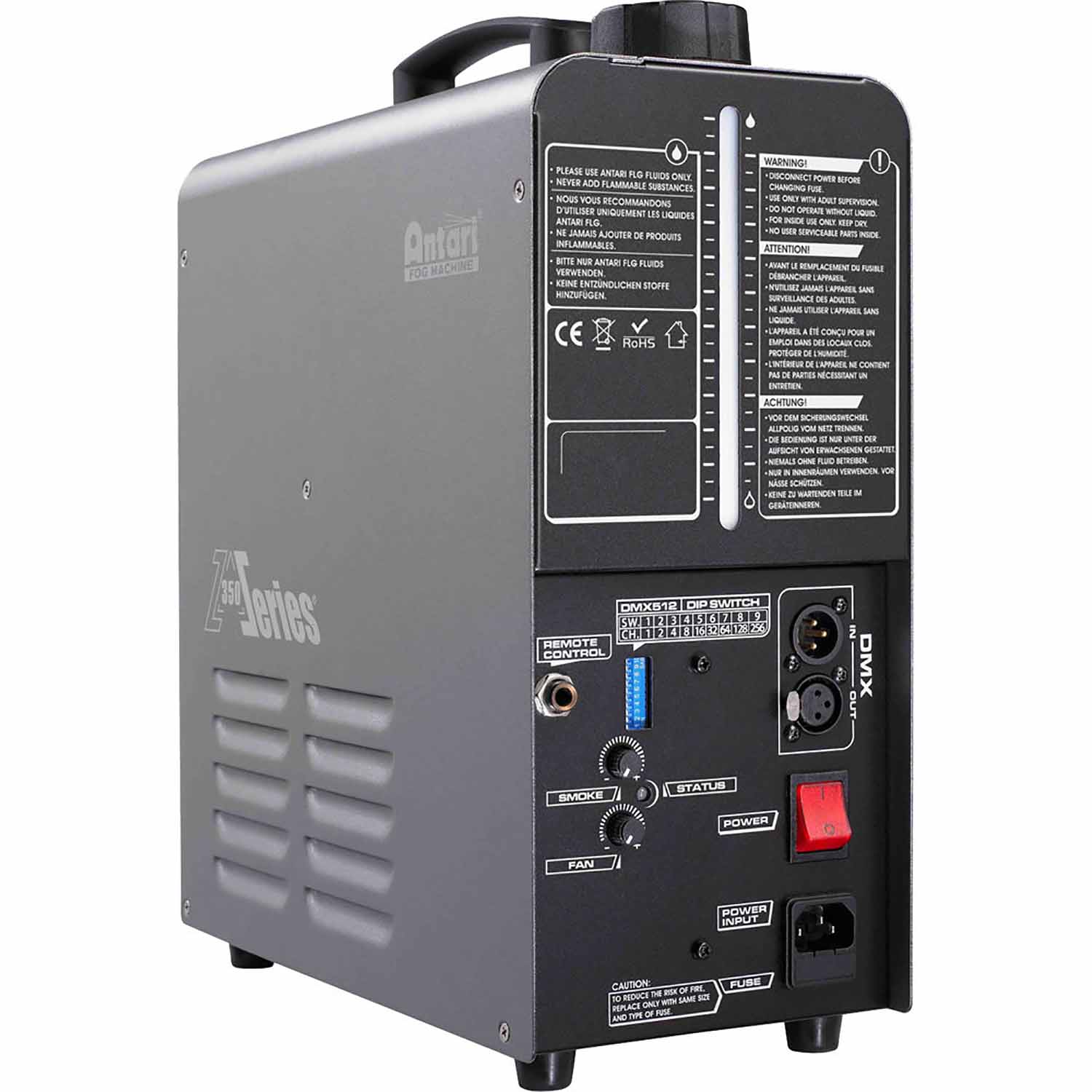 Antari Z-350 Water Based Fazer with DMX, Built-In Timer and Self Cleaning - Hollywood DJ