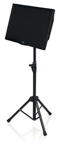 Gator GFWUTLMEDIATRAY1 Compact Adjustable Media Tray with Tripod Stand - Hollywood DJ