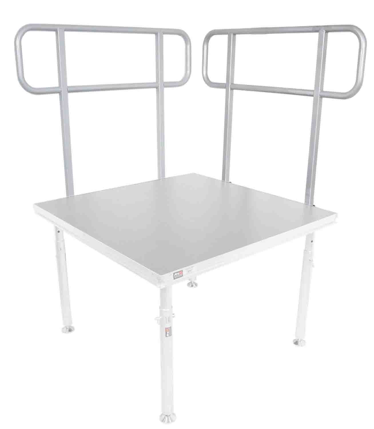 ProX XSQ-GR4FT Guardrail for StageQ and MK2 Stages - 4 Feet - Hollywood DJ