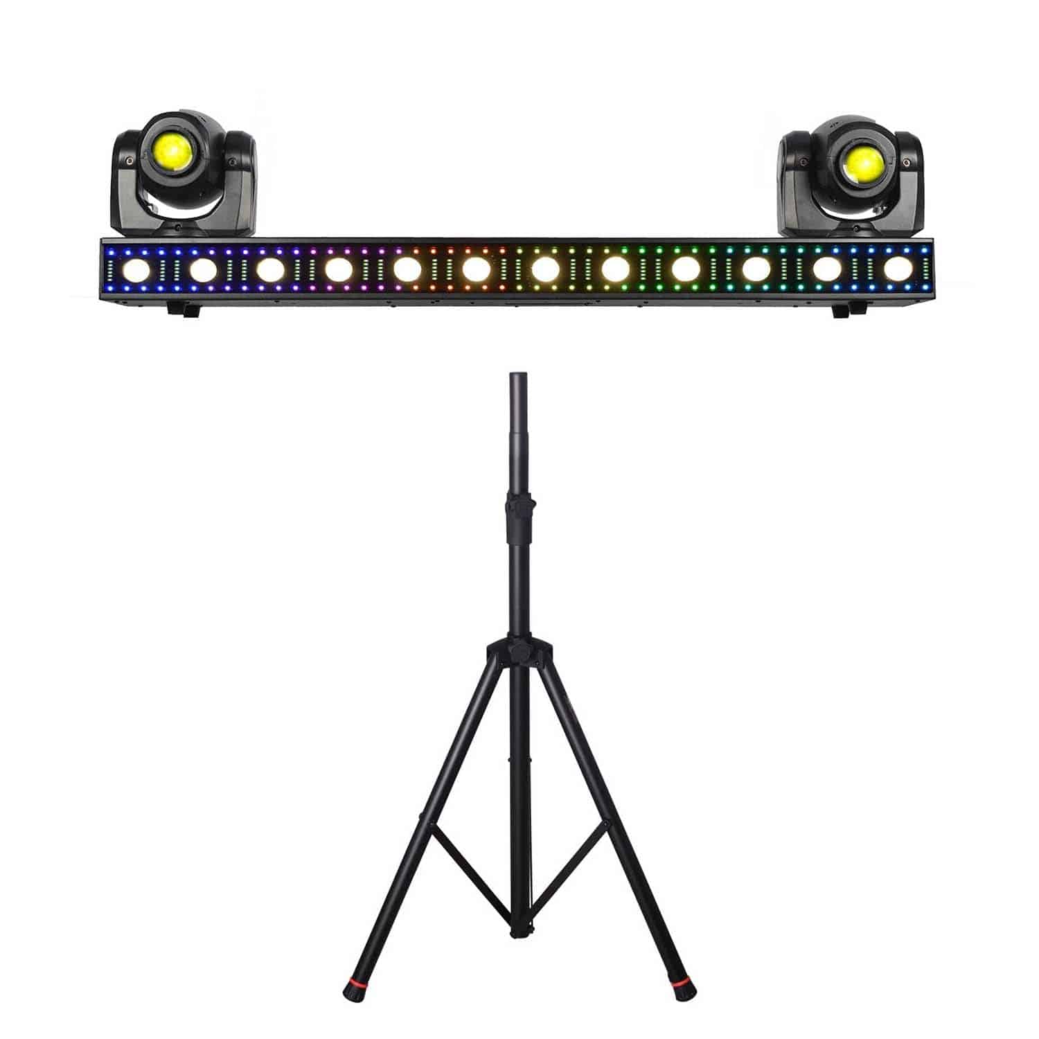 JMAZ Versa Flex DJ Lighting Package with Stand - Hollywood DJ