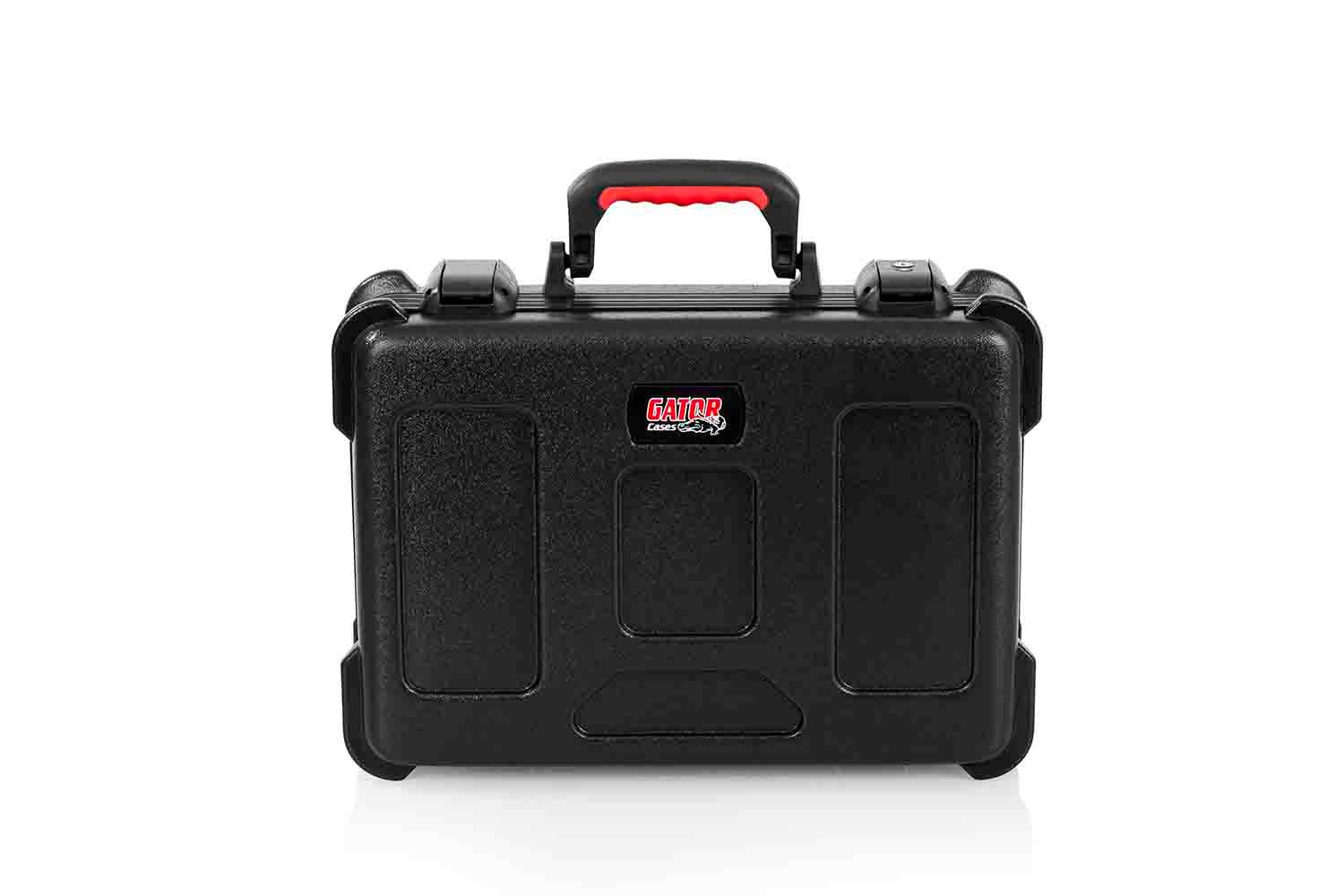 Gator Cases GTSA-MICW6 DJ Case for 6 Wireless Microphones with Battery Storage - Hollywood DJ