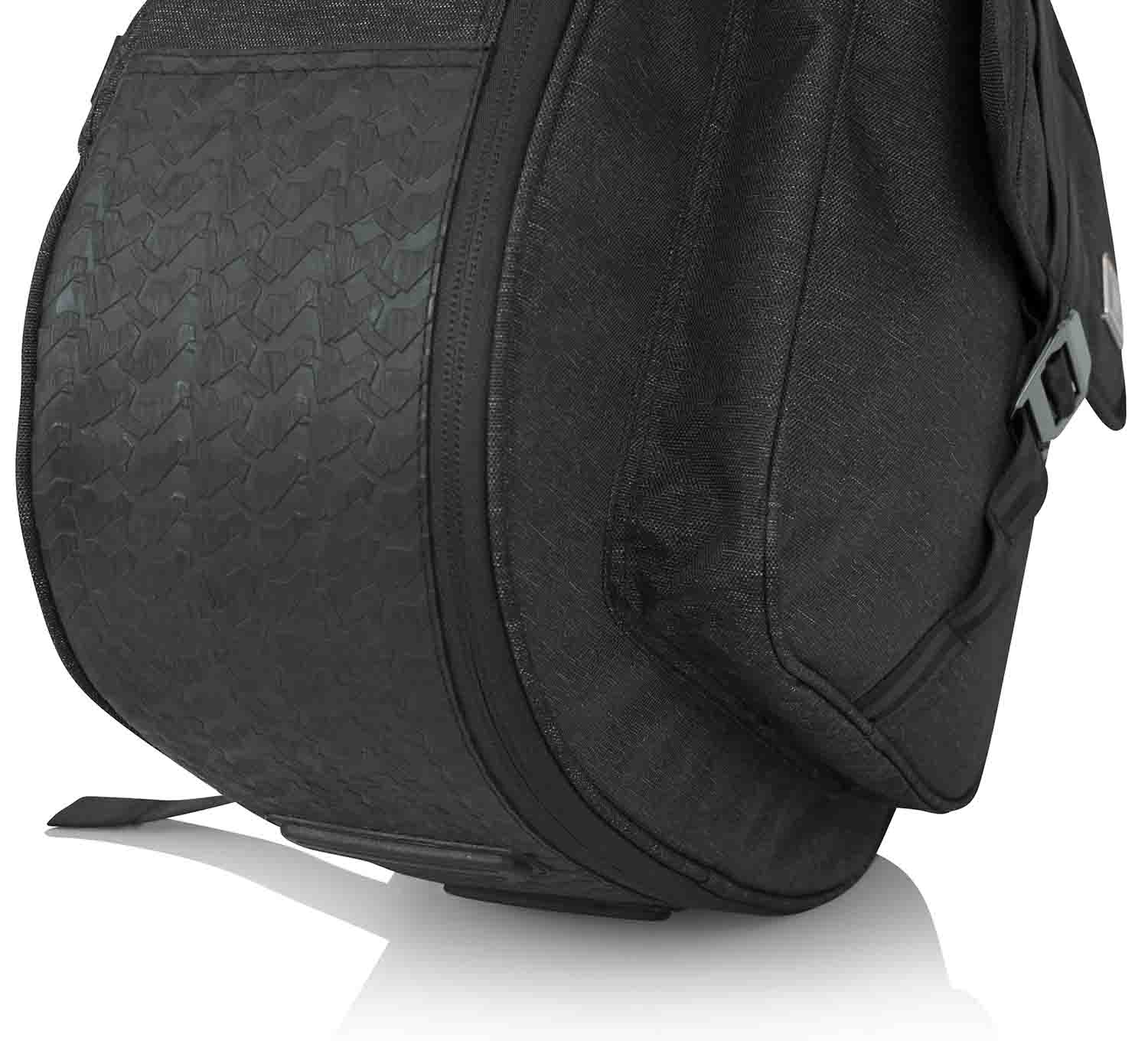 Gator Cases GT-ACOUSTIC-BLK Transit Series Acoustic Guitar Gig Bag with Charcoal Exterior - Hollywood DJ