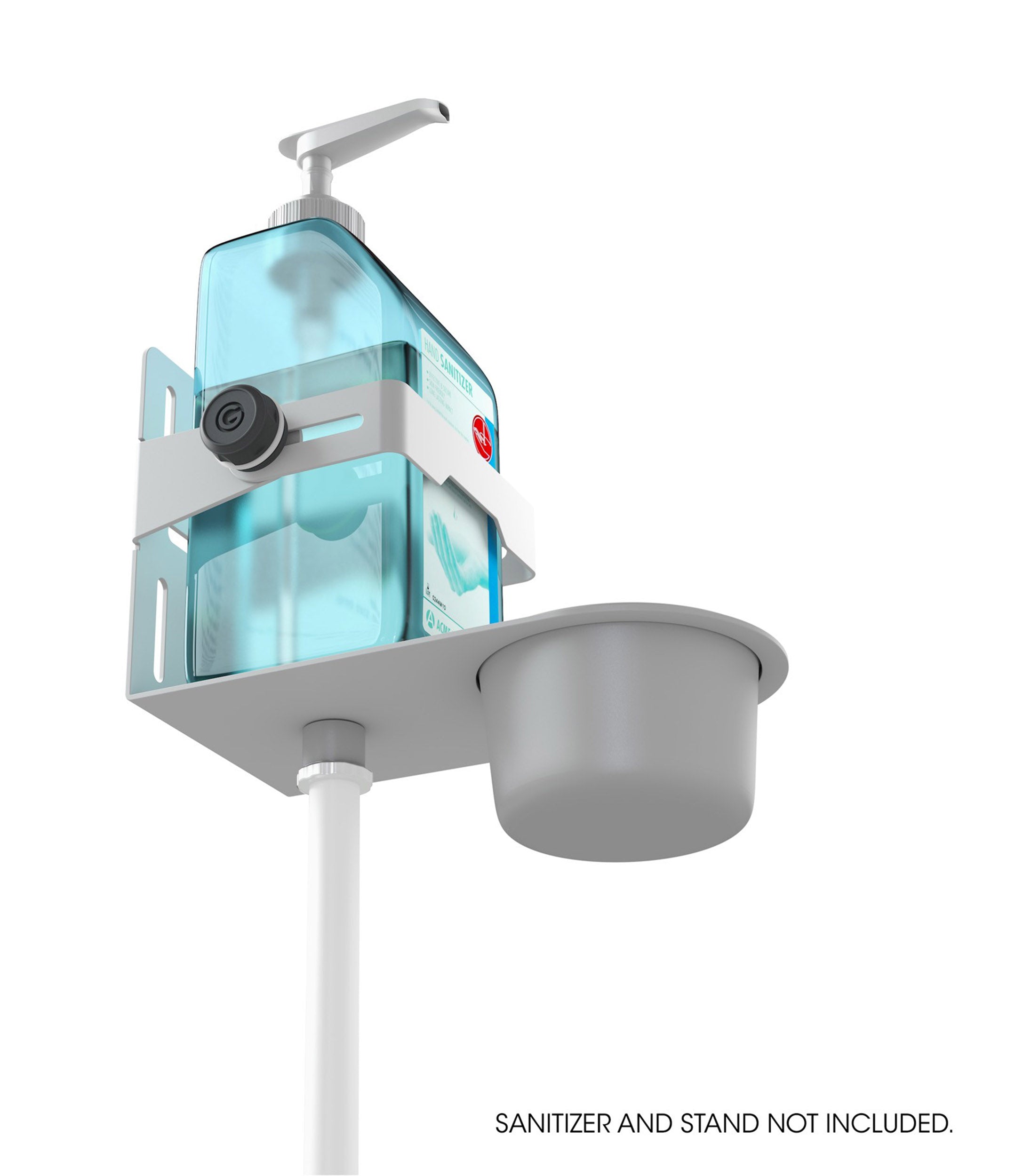 Gravity MA DIS 01 B, Universal Disinfectant-Holder - White - Hollywood DJ