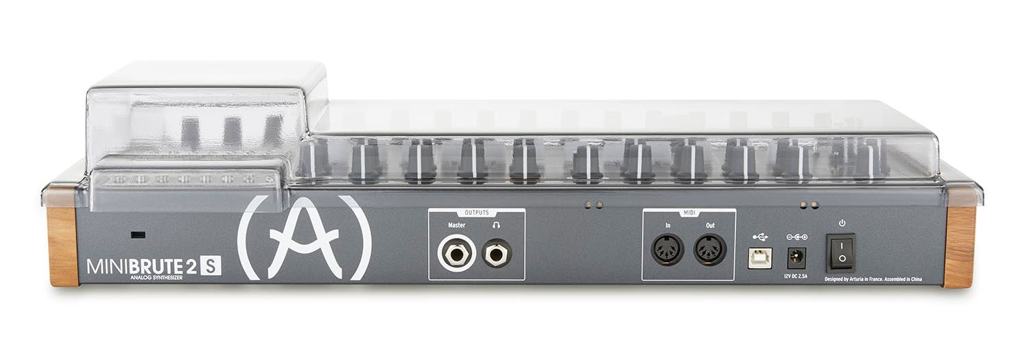 Decksaver DS-PC-MINIBRUTE2S Protection Cover for Arturia Minibrute-2S Synthesizer Decksaver