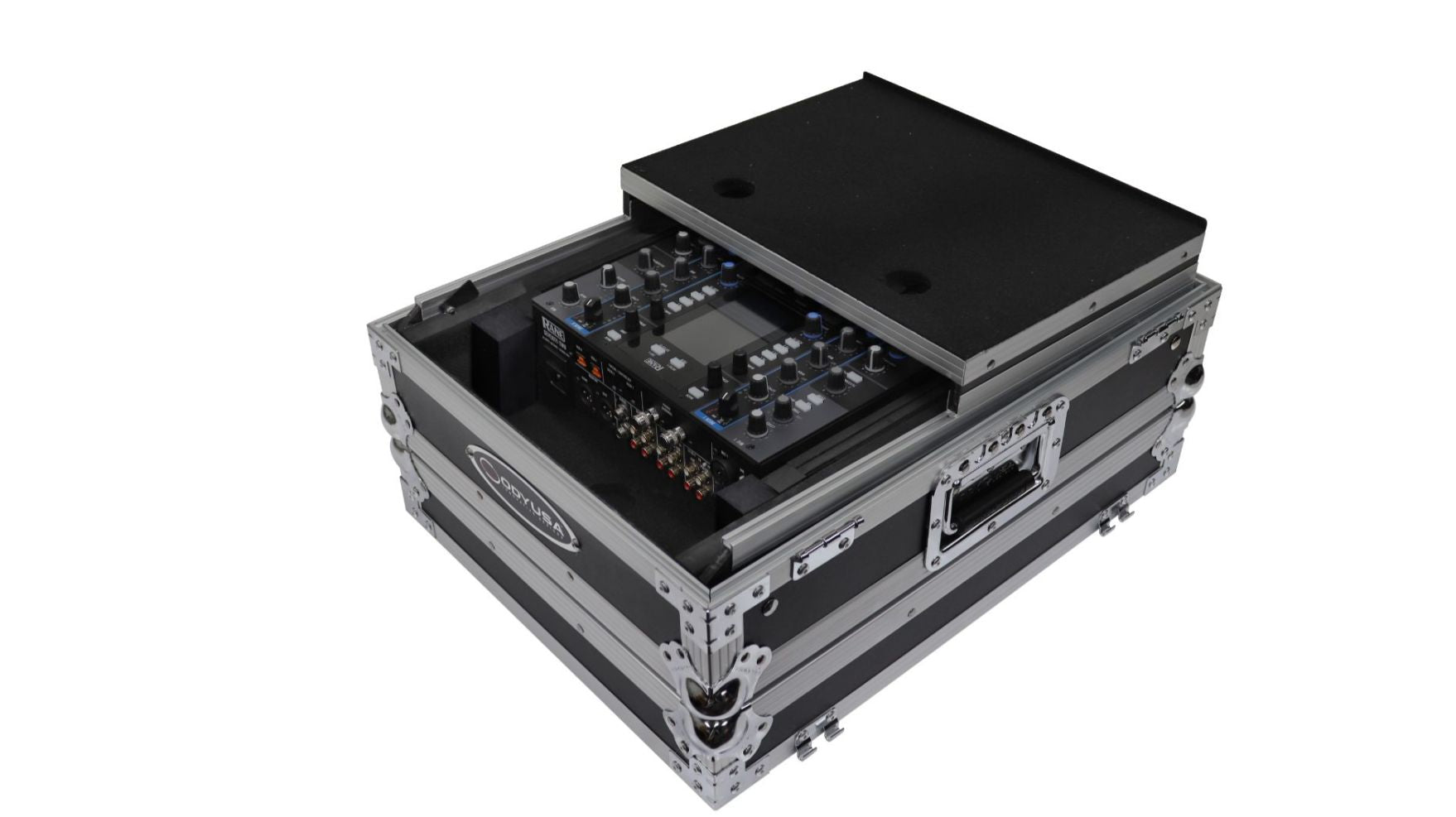 Open Box: Odyssey FZGS12MX1XD Flight Zone Low Profile Glide Style Series Universal 12" Format DJ Mixer Case - Hollywood DJ