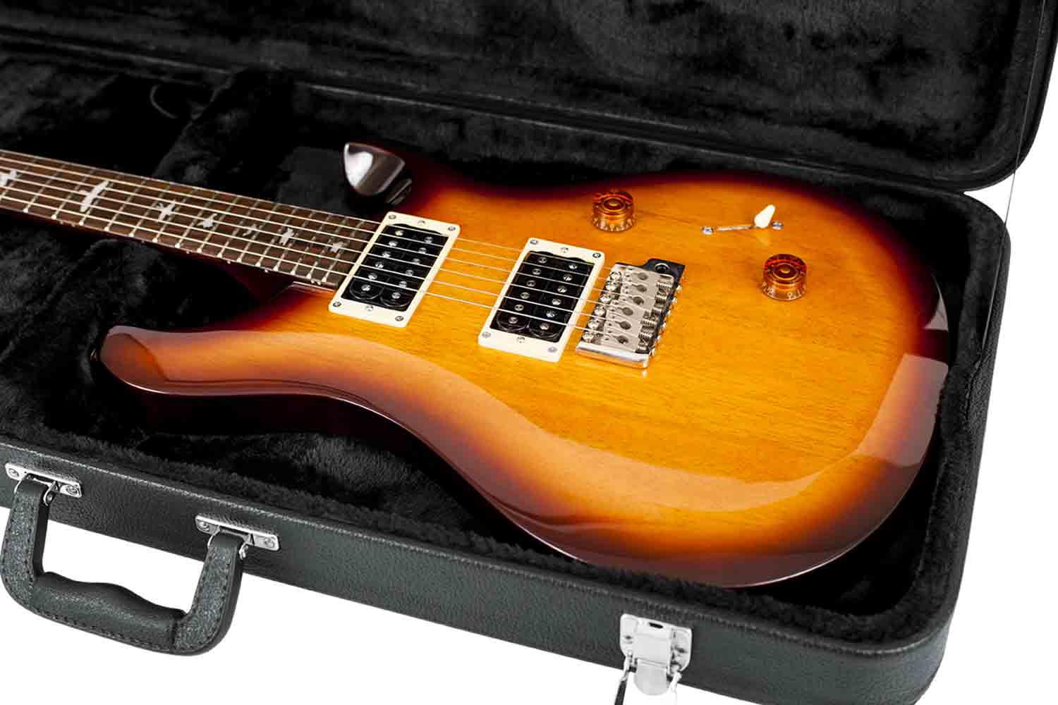 Gator Cases GWE-ELEC-WIDE Hard-Shell Wood Case for PRS and Wide Body Style Guitars - Hollywood DJ