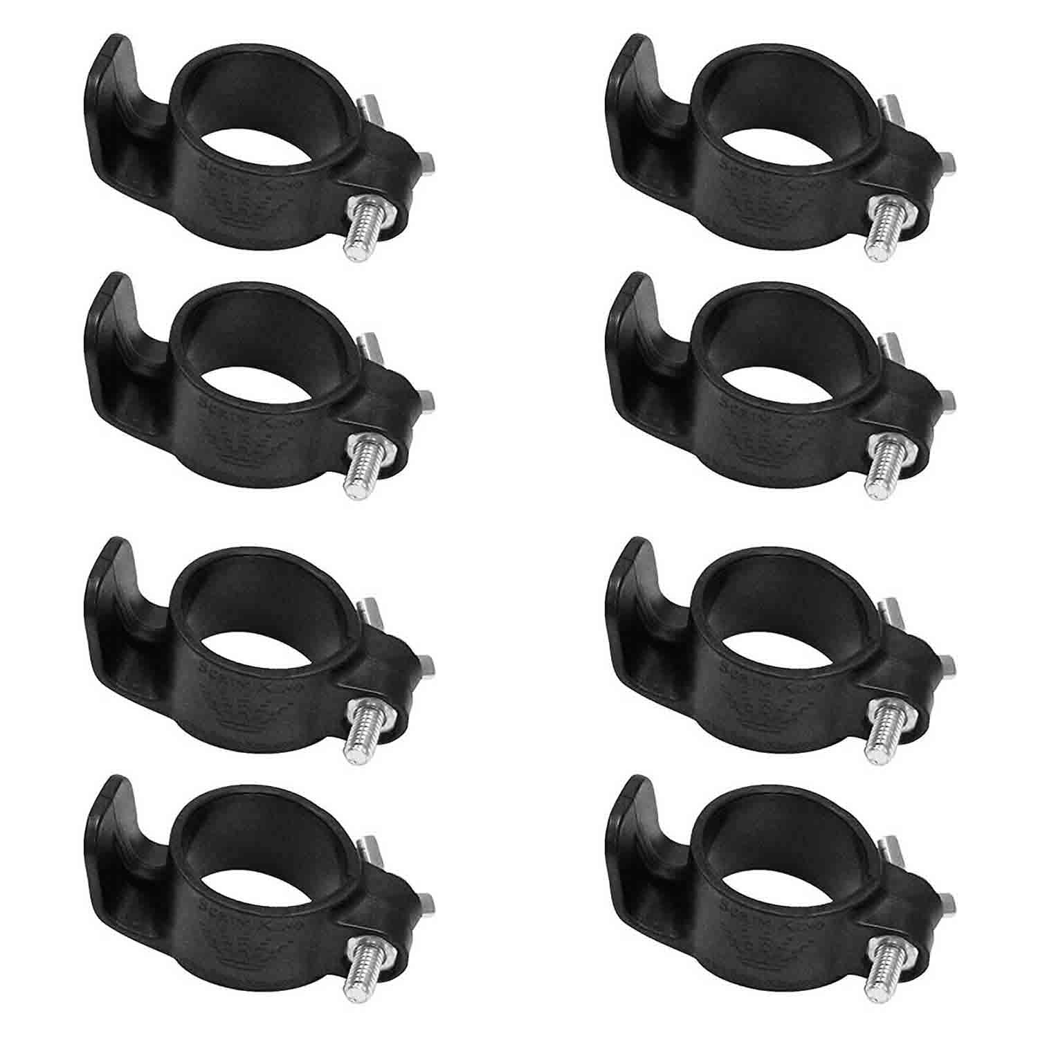 Scrim King SS-CLP-01 Speaker/Lighting Stand Clamp - 8 Pack - Hollywood DJ