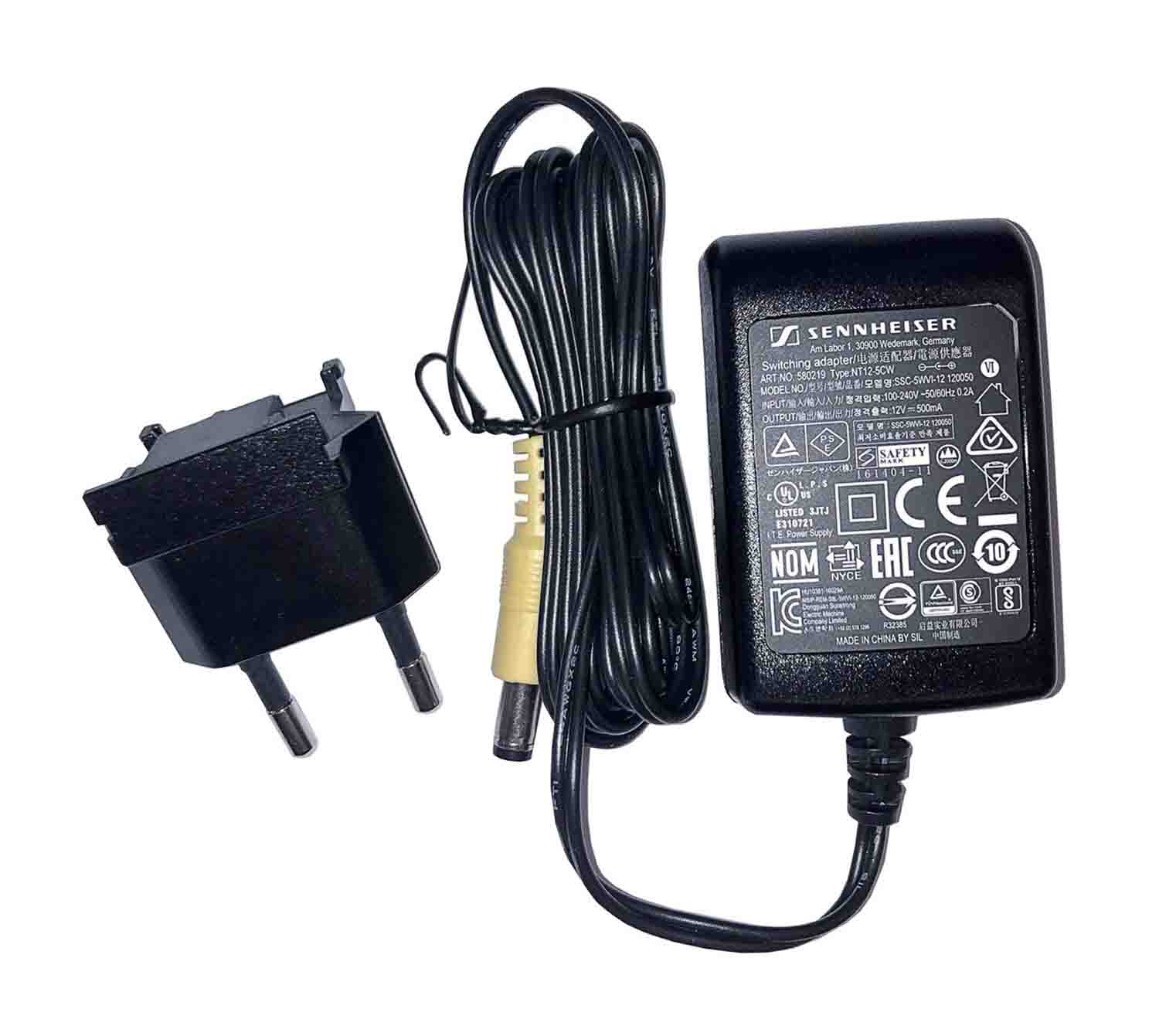 Sennheiser NT 12-5 CW+ Universal Power Supply for EW-D EM Wireless Receiver - Hollywood DJ